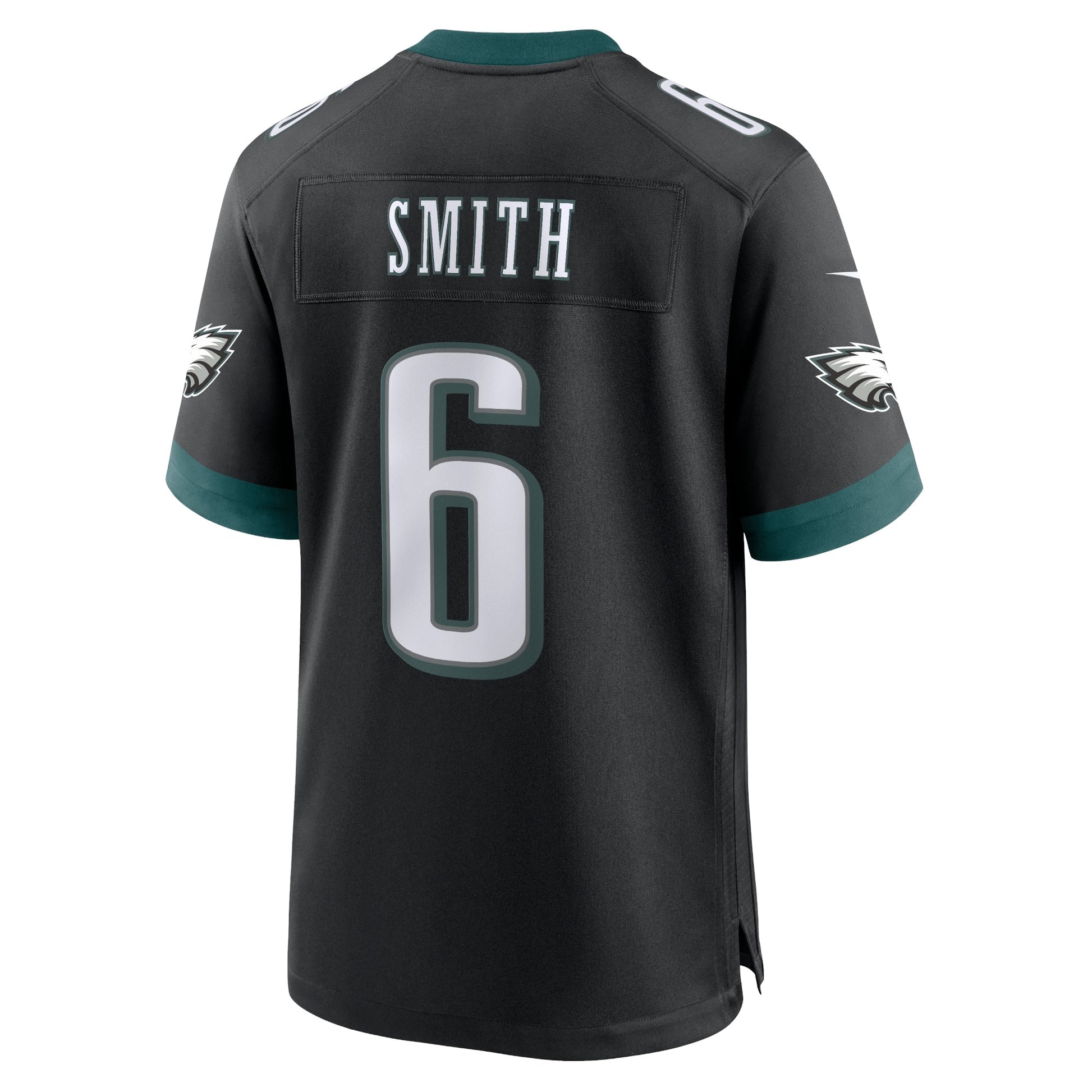 DeVonta Smith Philadelphia Eagles Alternate Game Jersey - Black football jersey product view 3