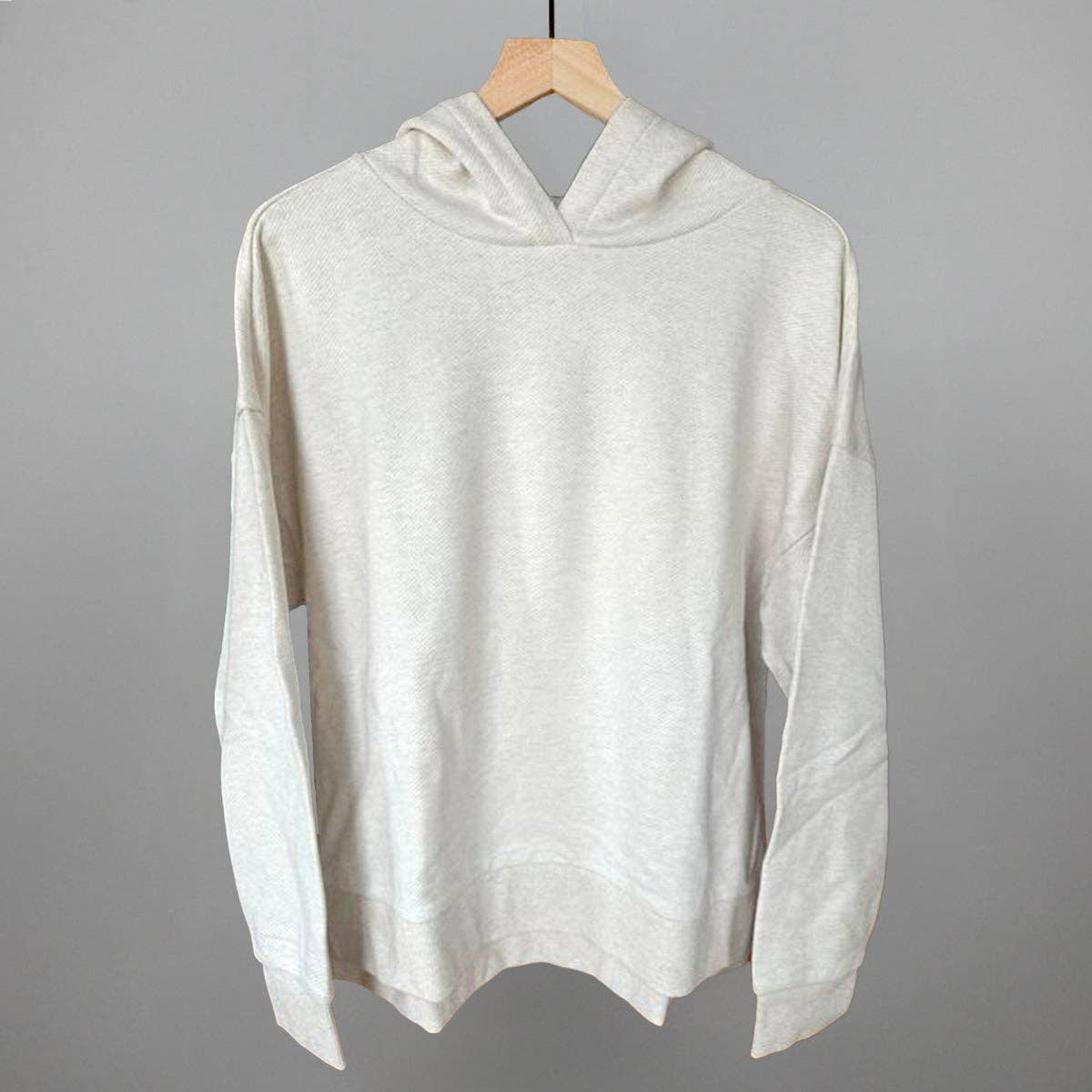 Heather Almond Oversized Terry Hoodie Unisex T-shirt, Sweatshirt, Hoodie, Long Sleeve Tee - T-Shirt, Sweatshirt, Hoodie
