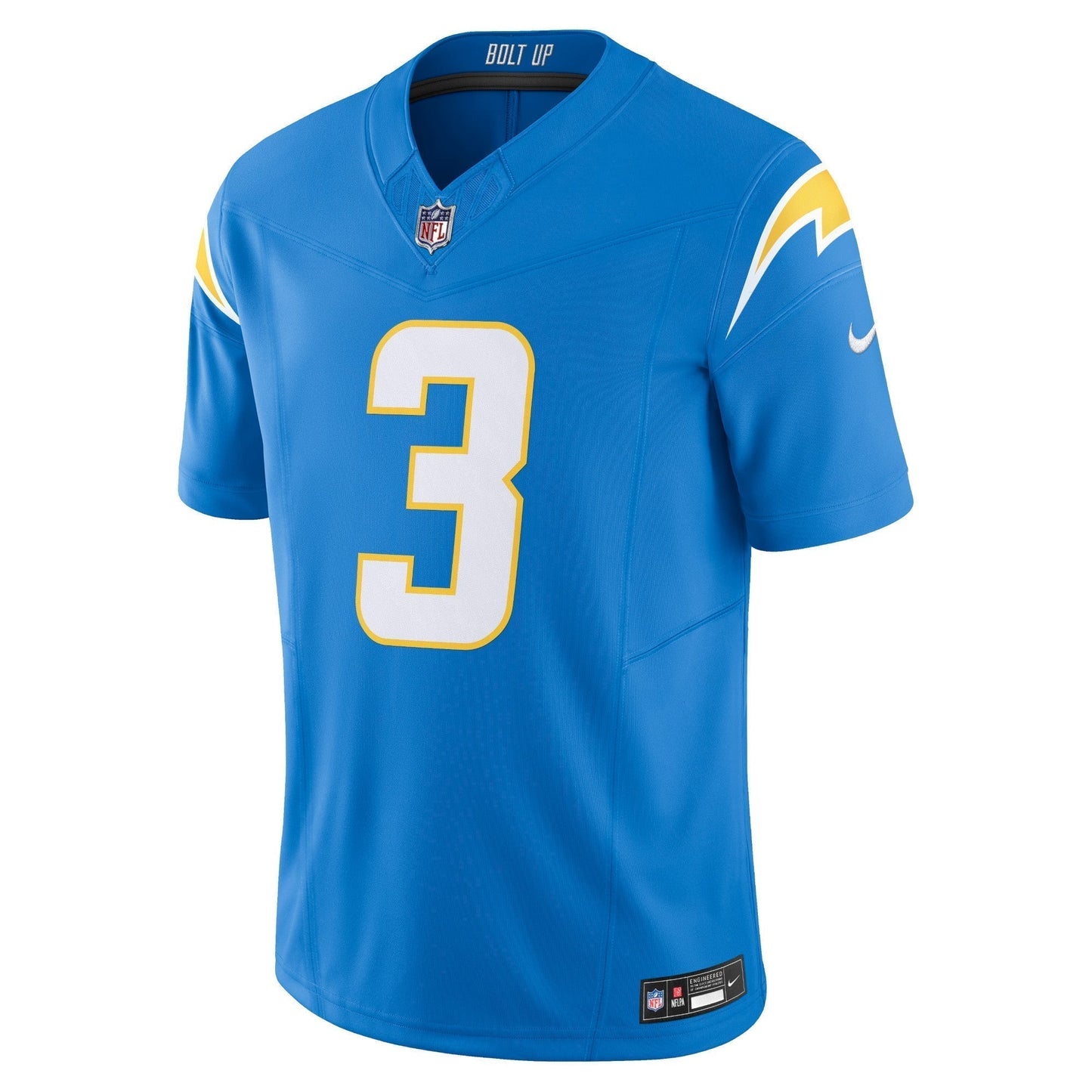 Derwin James Jr. Los Angeles Chargers Vapor F.U.S.E. Limited Jersey - Powder Blue football jersey product view 2