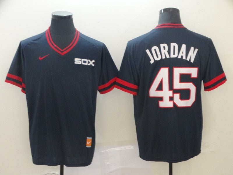 Men's Chicago White Sox Michael Jordan Navy Replica Baseball Jersey baseball jersey product view 1