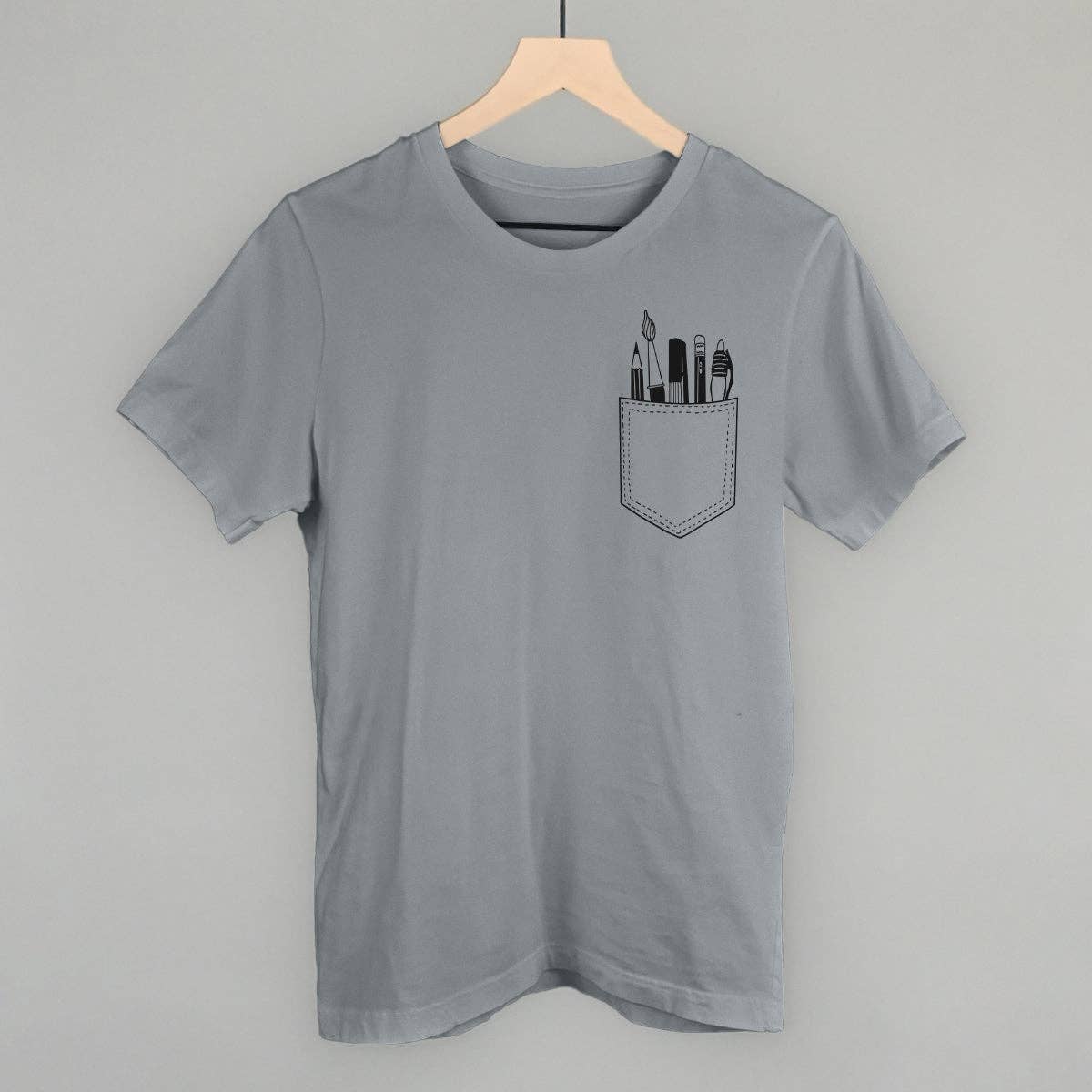 Artist Pocket Unisex T-shirt, Sweatshirt, Hoodie, Long Sleeve Tee - T-Shirt, Sweatshirt, Hoodie