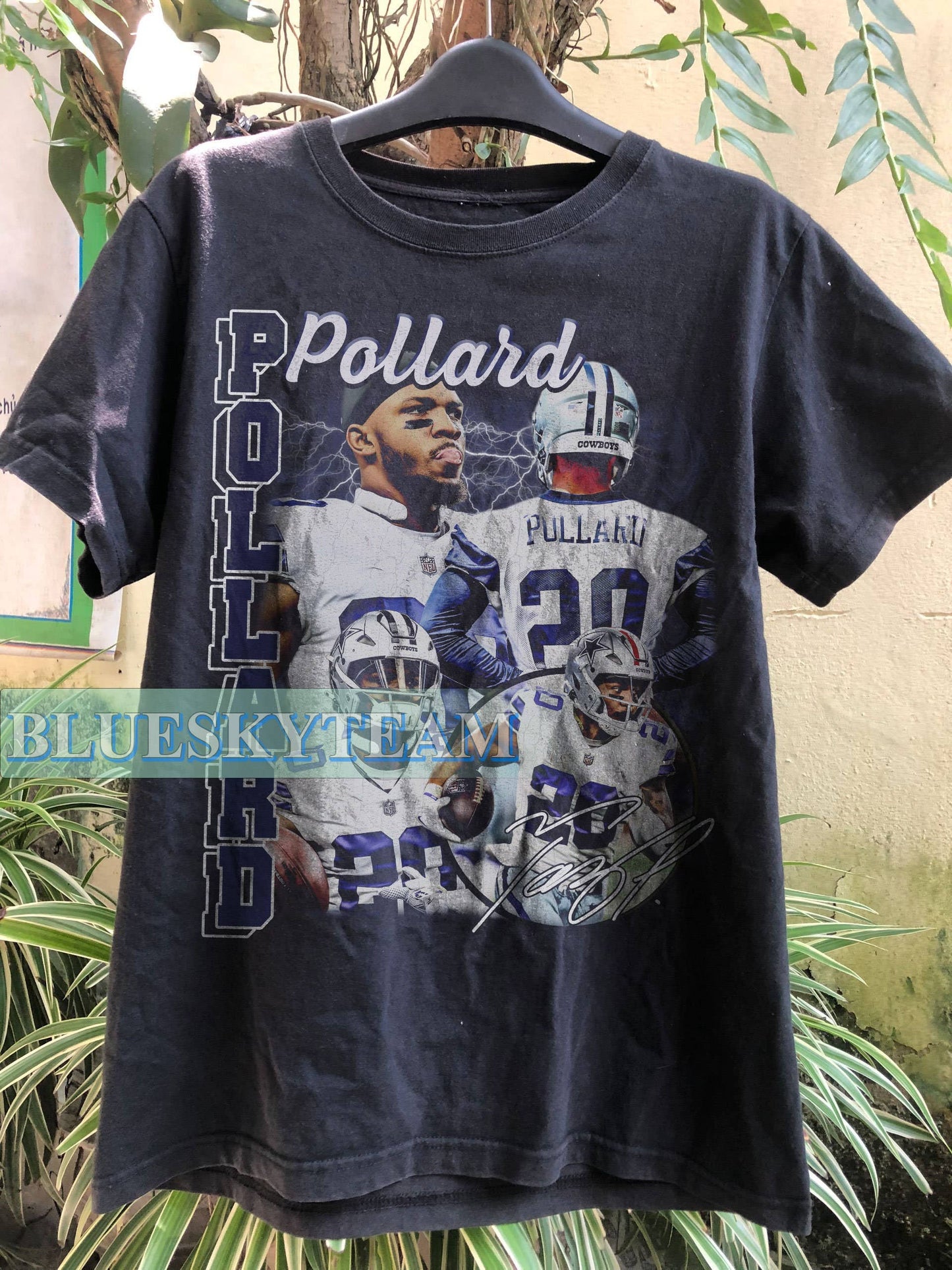 Tony Pollard Vintage 90s Dallas Football Team Unisex Tee Unisex T-shirt, Sweatshirt, Hoodie, Long Sleeve Tee - T-Shirt, Sweatshirt, Hoodie