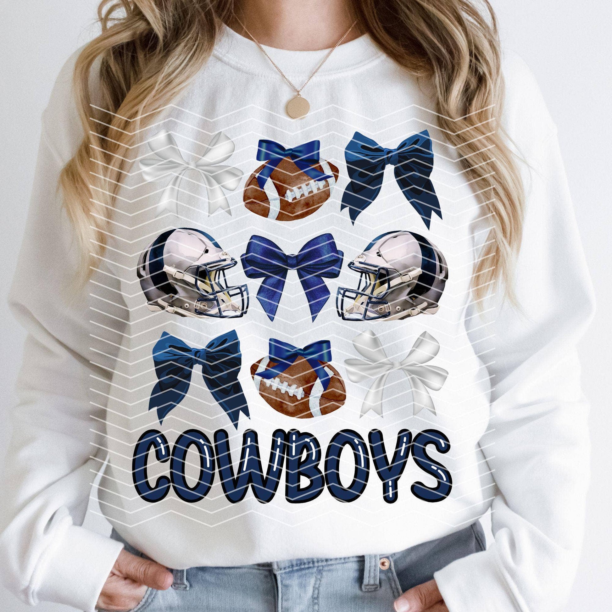 Coquette Cowboys Game Day Shirt - Trendy Preppy Dallas Style Unisex T-shirt, Sweatshirt, Hoodie, Long Sleeve Tee - T-Shirt, Sweatshirt, Hoodie