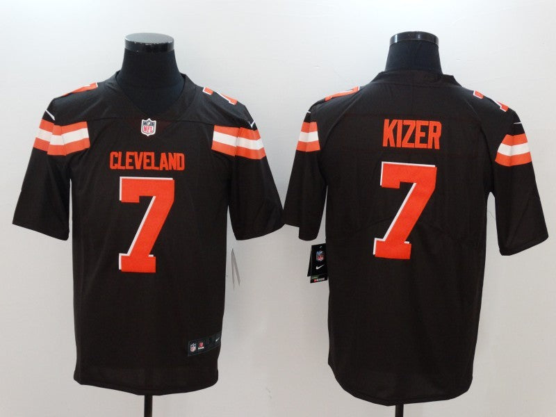 Men's Cleveland Browns DeShone Kizer #7 Brown Game Jersey1 football jersey product view 1
