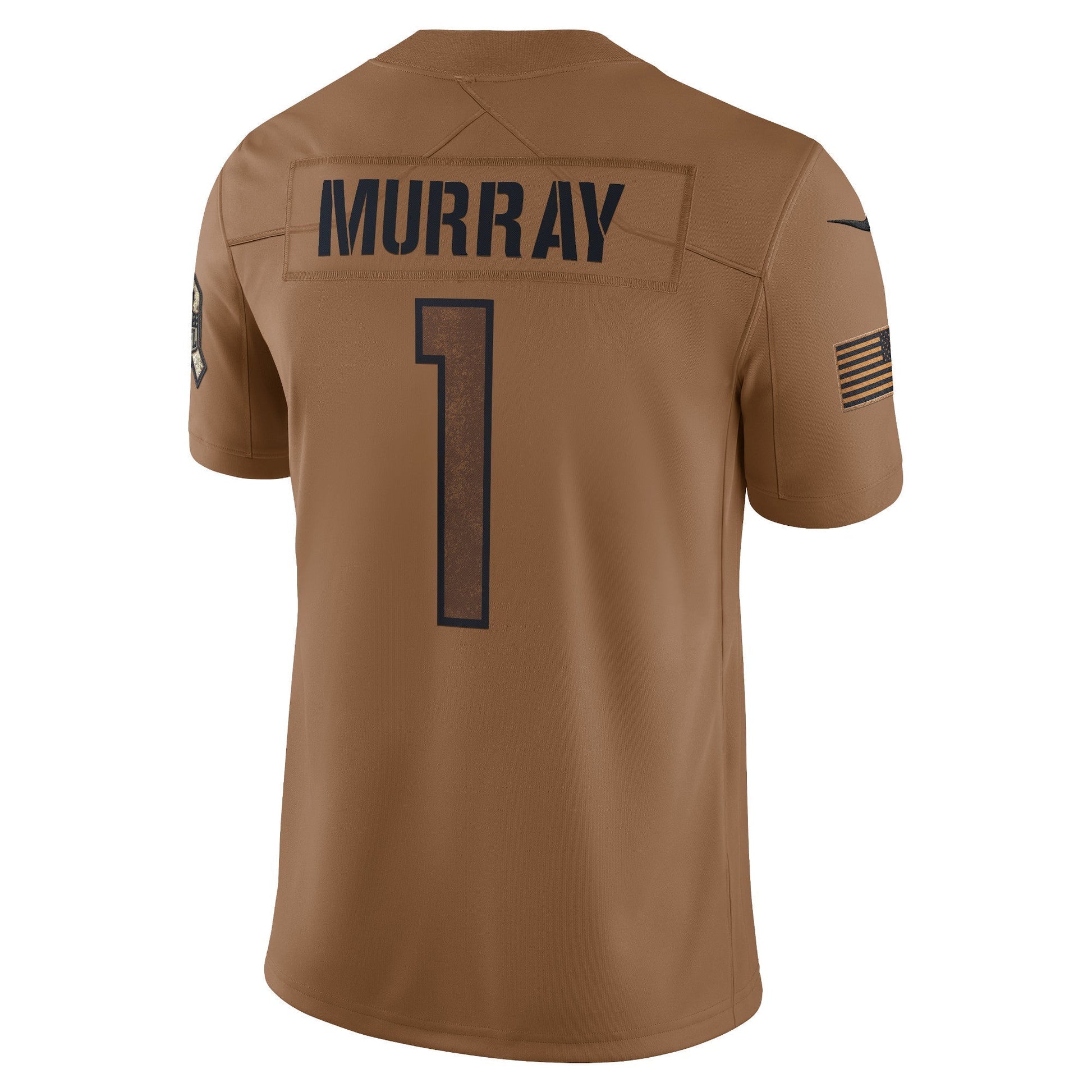 Kyler Murray Arizona Cardinals Salute To Service Limited Jersey - Brown football jersey product view 3