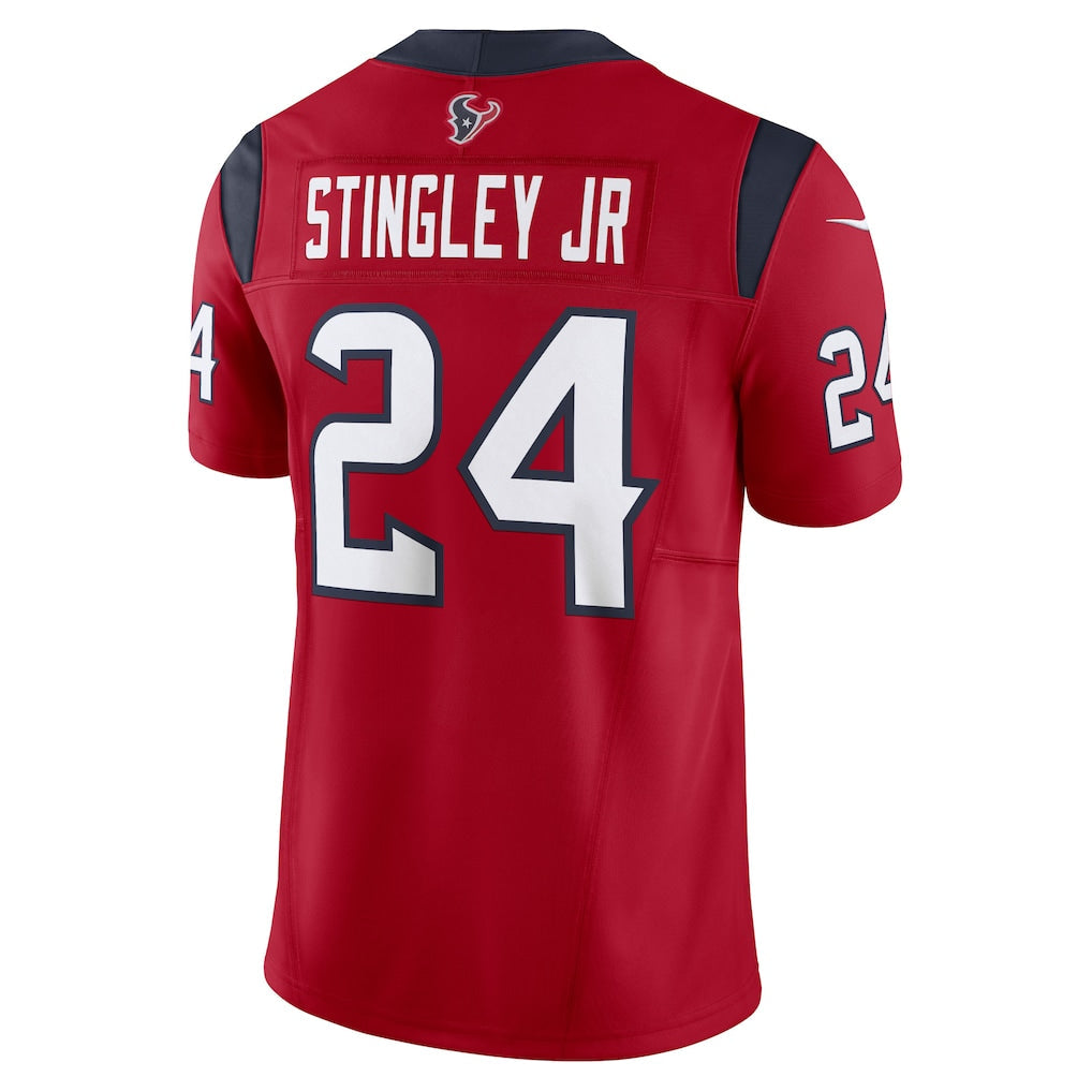 H.Texans #24 Derek Stingley Jr. Red Vapor F.U.S.E. Limited Jersey football jersey product view 1