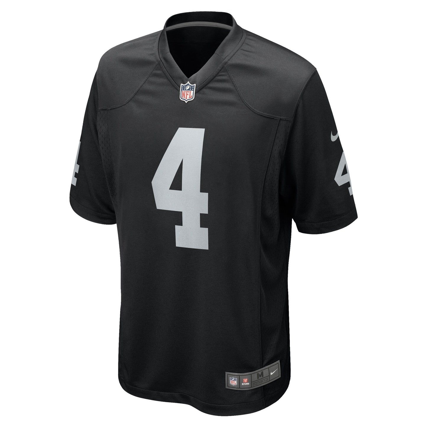 Aidan O'Connell Las Vegas Raiders Game Jersey - Black football jersey product view 2