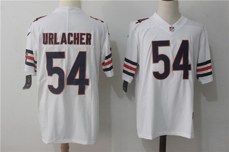 Men's Chicago Bears Brian Urlacher #54 White Game Jersey1 football jersey product view 1
