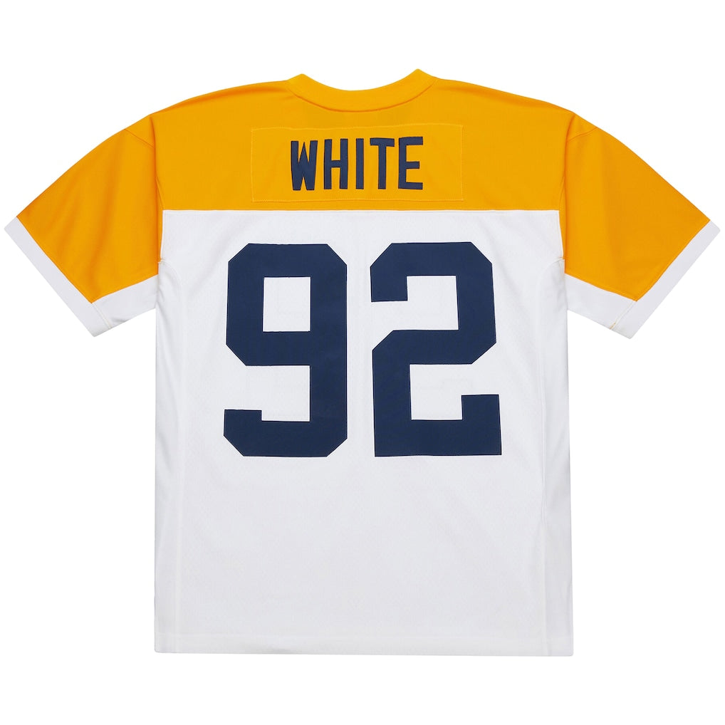 GB. Packers #92 Reggie White 1993 White 1994 Legacy Replica Jersey football jersey product view 1