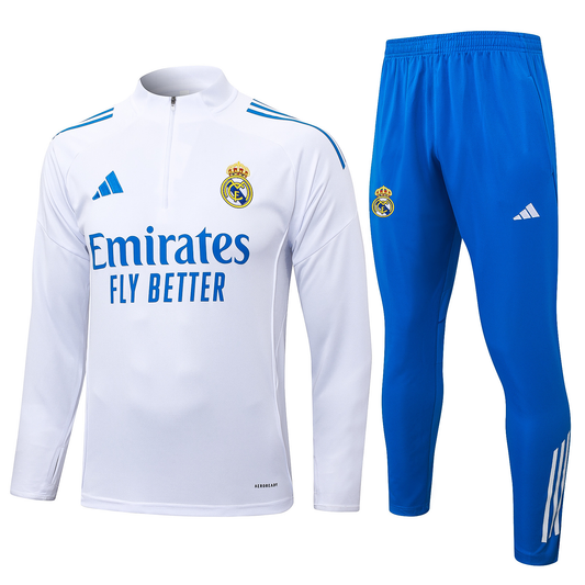 2526 Half Real Madrid White sports jersey product view 1