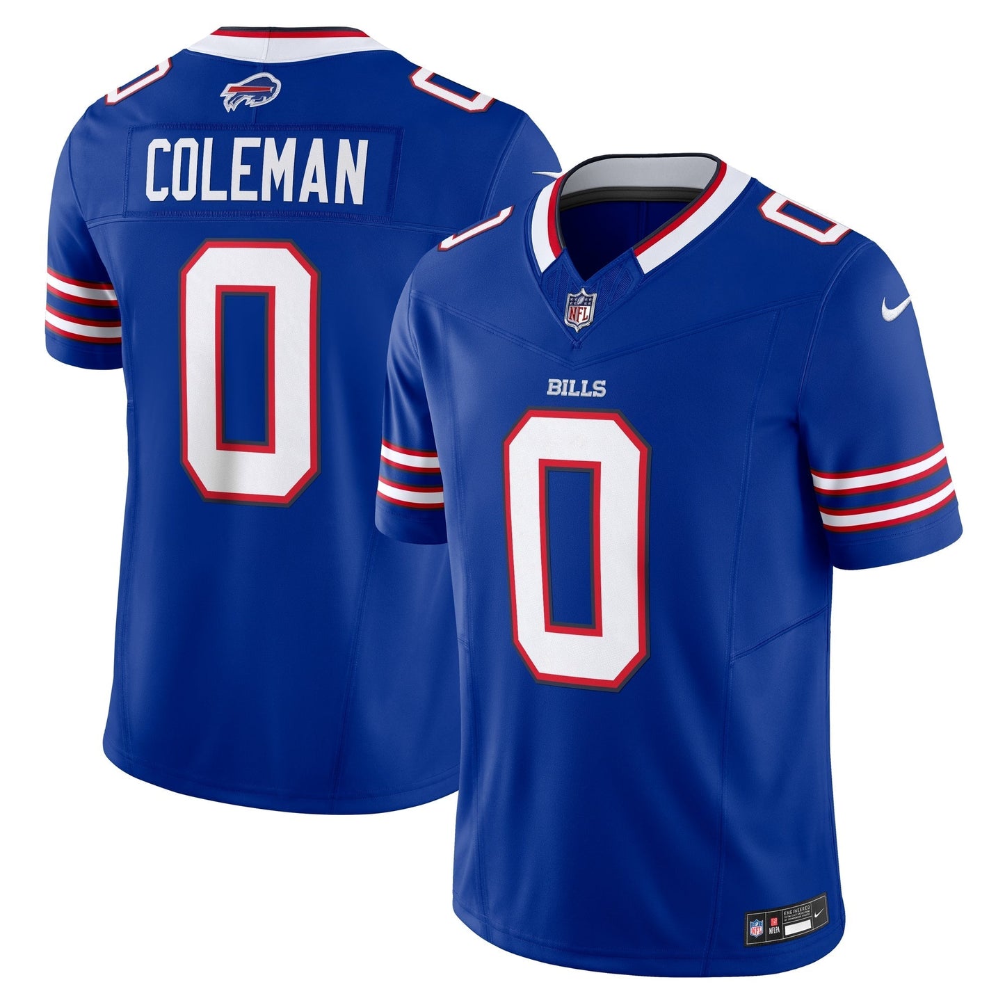 Buffalo Bills Keon Coleman Royal Team Vapor F.U.S.E. Limited Jersey football jersey product view 1