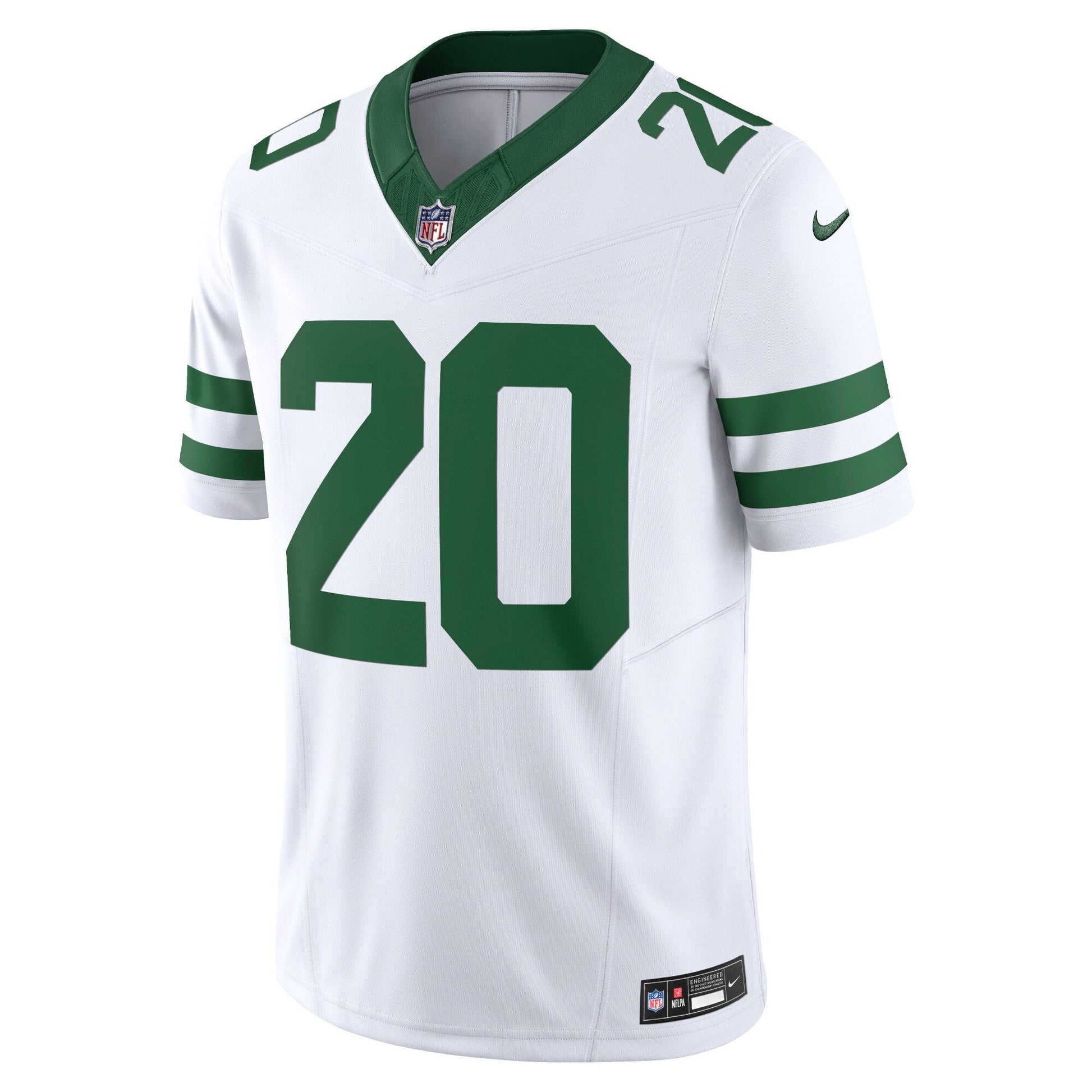 Breece Hall New York Jets Vapor F.U.S.E. Limited Jersey - Legacy White football jersey product view 2
