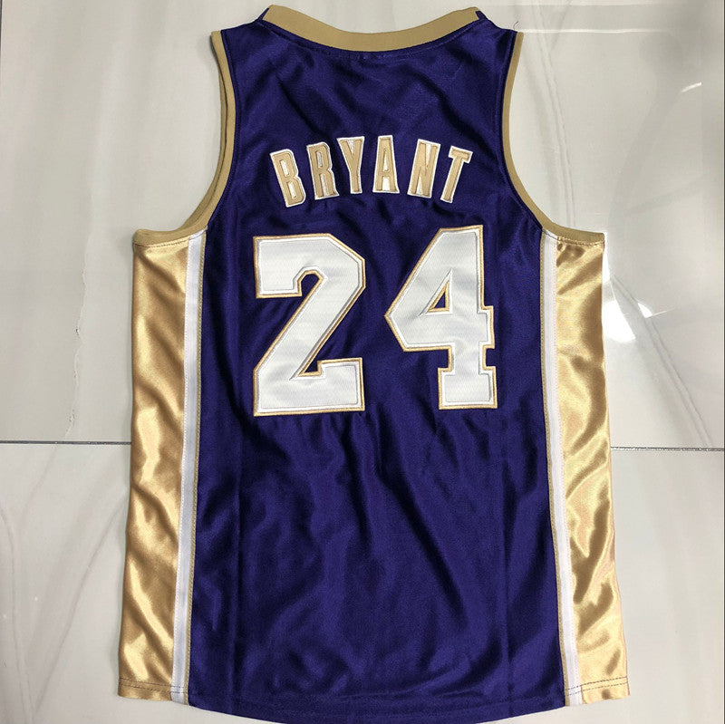 Kobe Bryant 2020 Hall of Fame Purple Fully Embroidered 24# Jersey basketball jersey product view 2