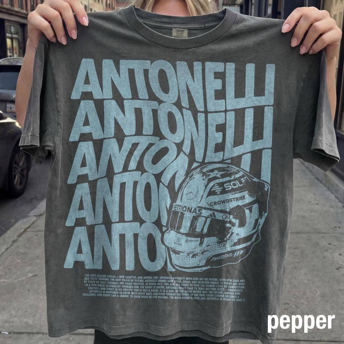Antonelli Formula 1 Racing Graphic Tee, Motorsport Fan Top Unisex T-shirt, Sweatshirt, Hoodie, Long Sleeve Tee - T-Shirt, Sweatshirt, Hoodie
