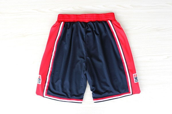 dream team blue white shorts basketball jersey product view 2