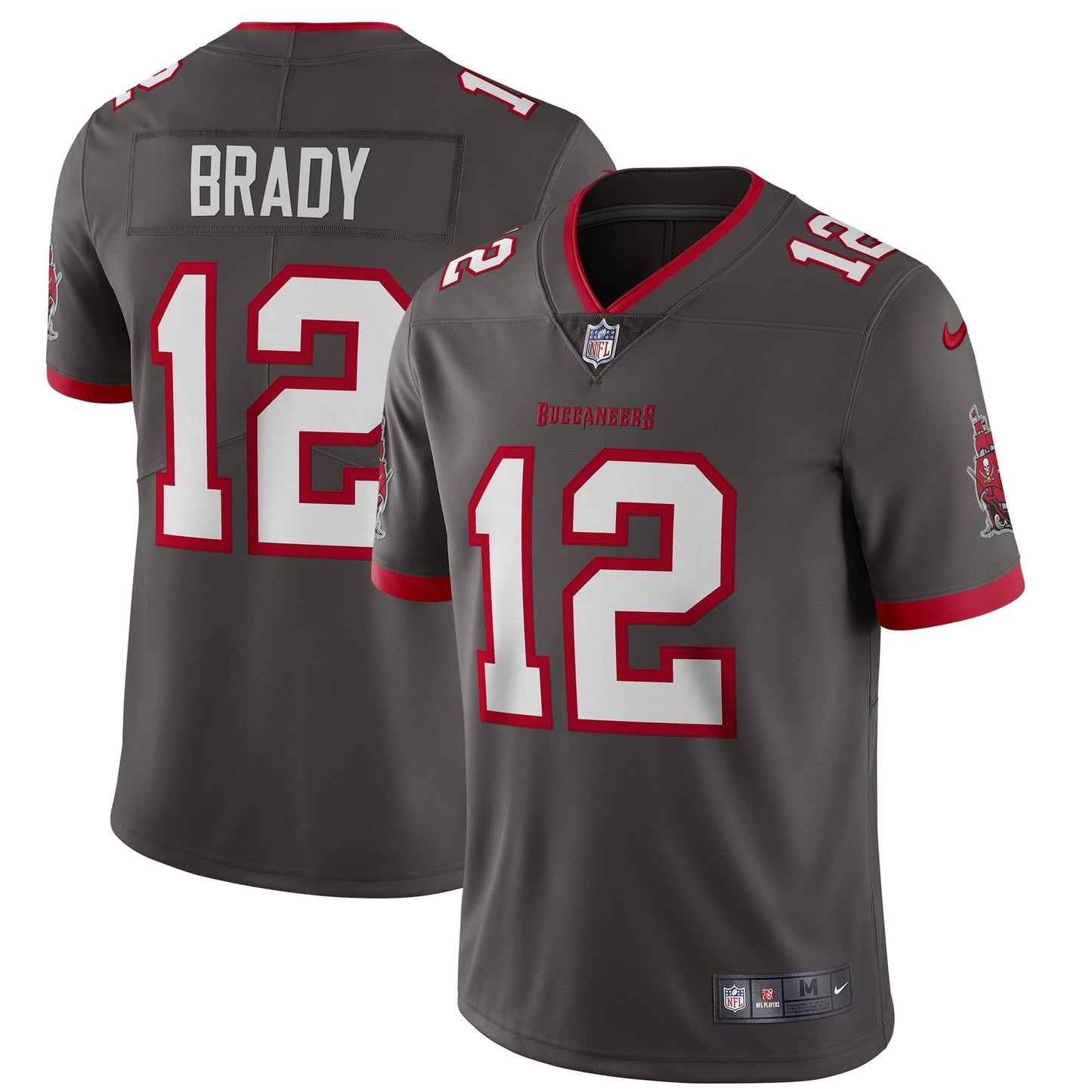 Custom Pewter Tampa Bay Buccaneers Jersey football jersey product view 1