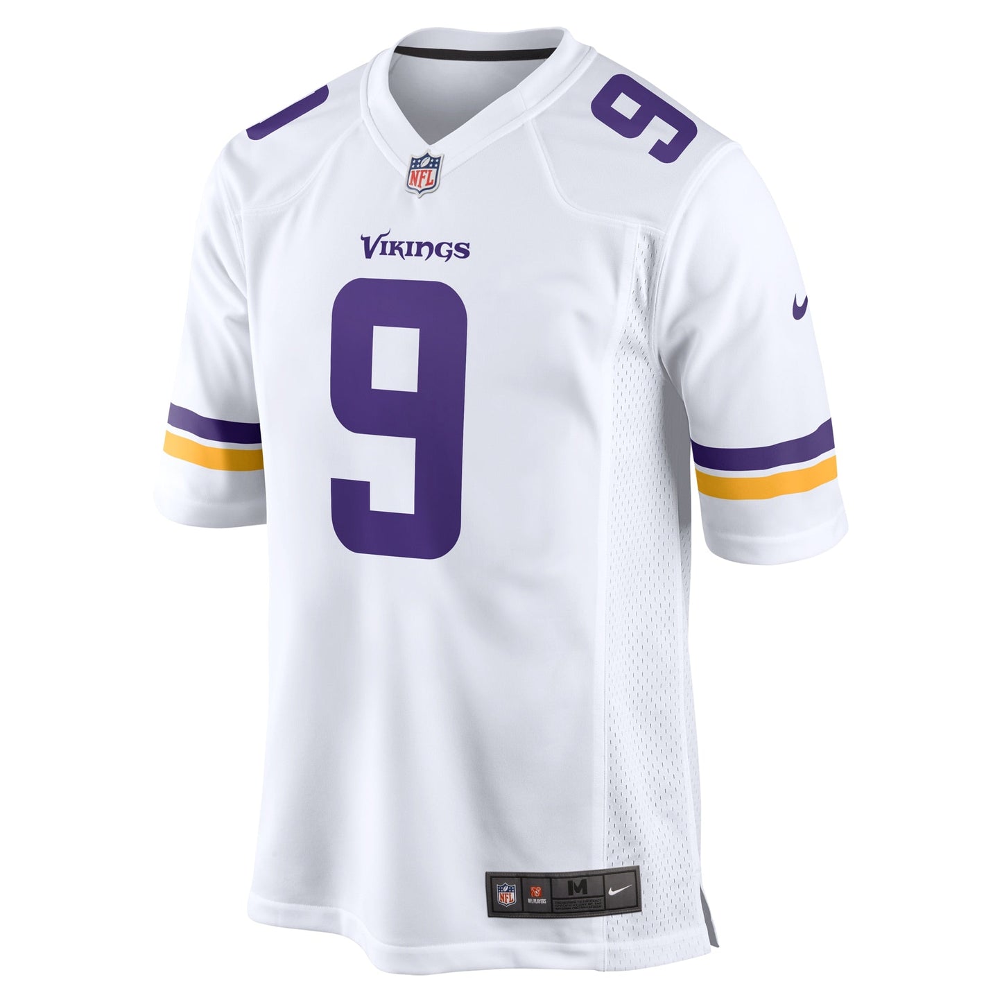 J.J. McCarthy Minnesota Vikings Game Jersey - White football jersey product view 2