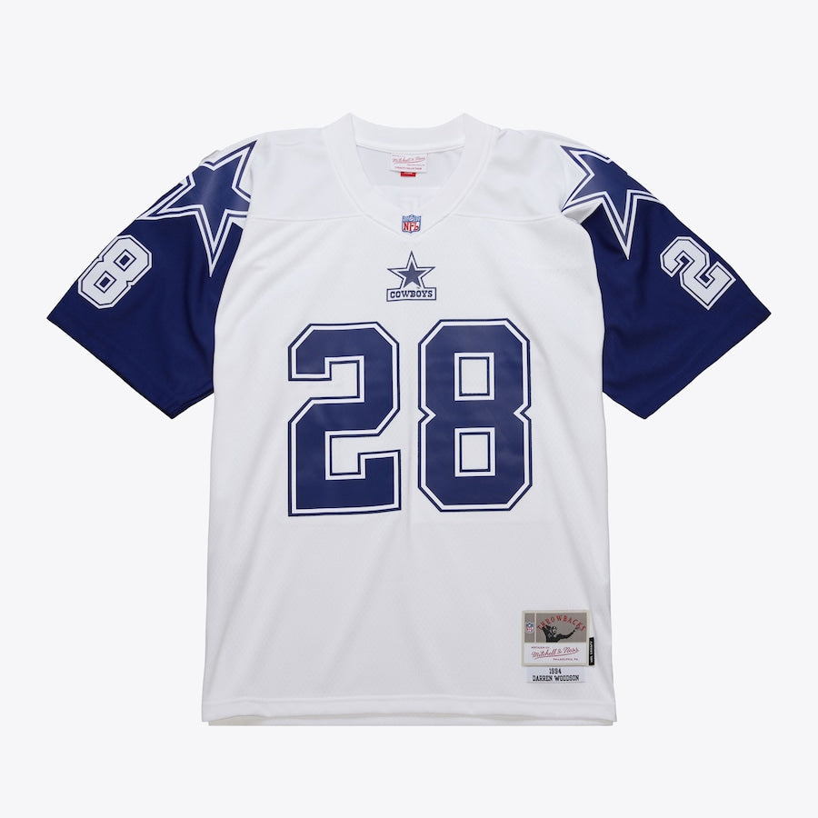 Men's Darren Woodson White Dallas Cowboys 1994 Replica Jersey football jersey product view 1