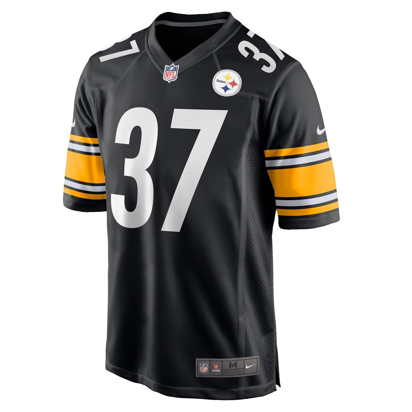 Elijah Riley Pittsburgh Steelers Game Jersey - Black football jersey product view 2