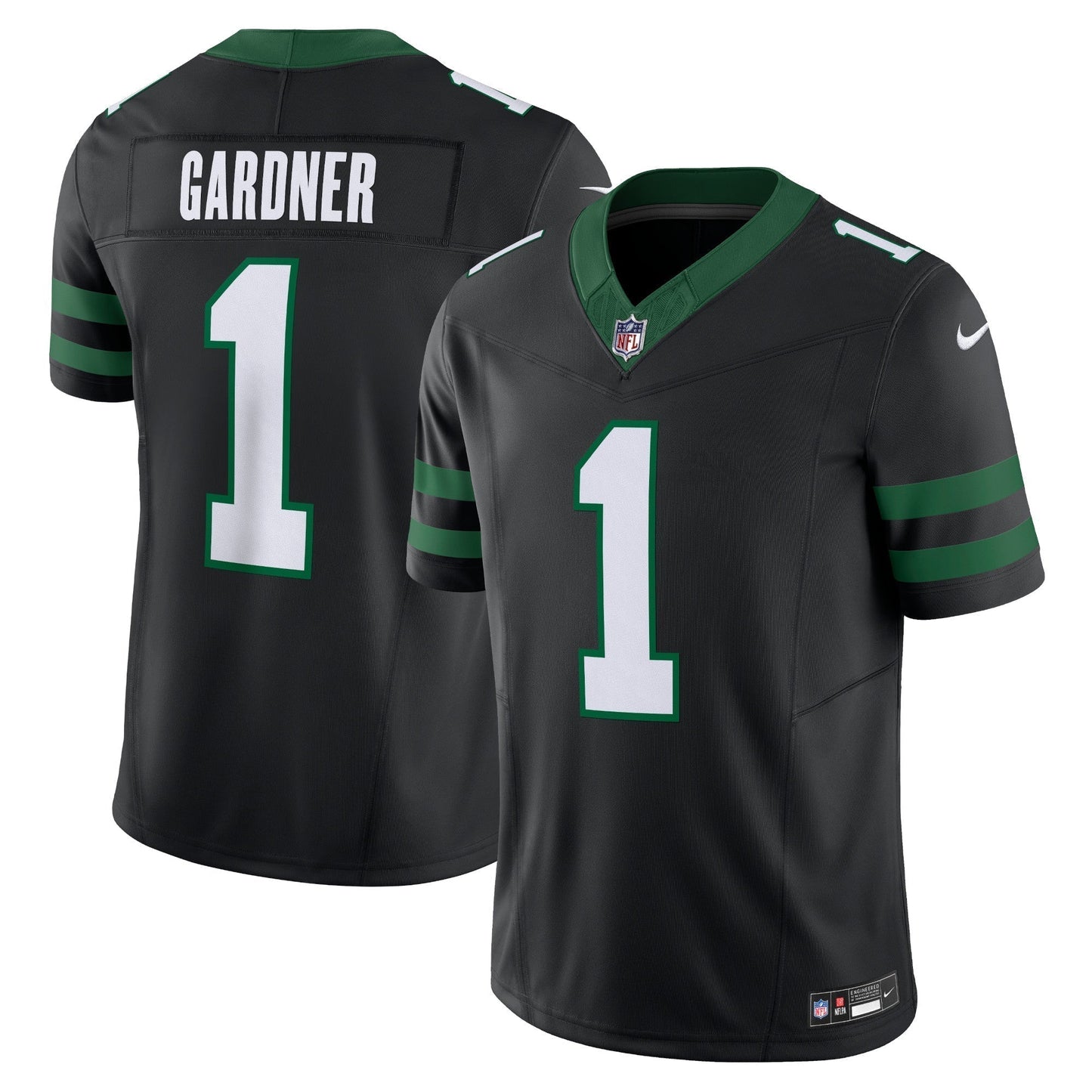 Ahmad Sauce Gardner New York Jets Alternate Vapor F.U.S.E. Limited Jersey - Legacy Black football jersey product view 1