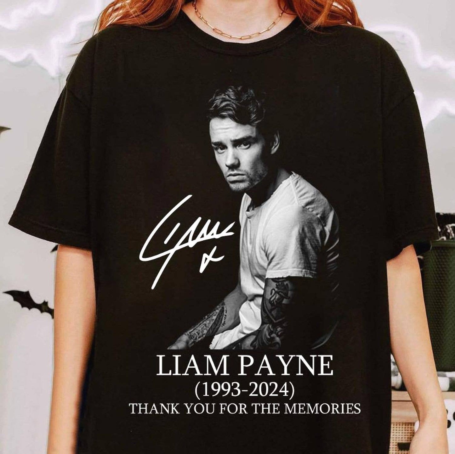 Liam Payne Thank You For the Memories 1993-2024 T-Shirt Unisex T-shirt, Sweatshirt, Hoodie, Long Sleeve Tee - T-Shirt, Sweatshirt, Hoodie