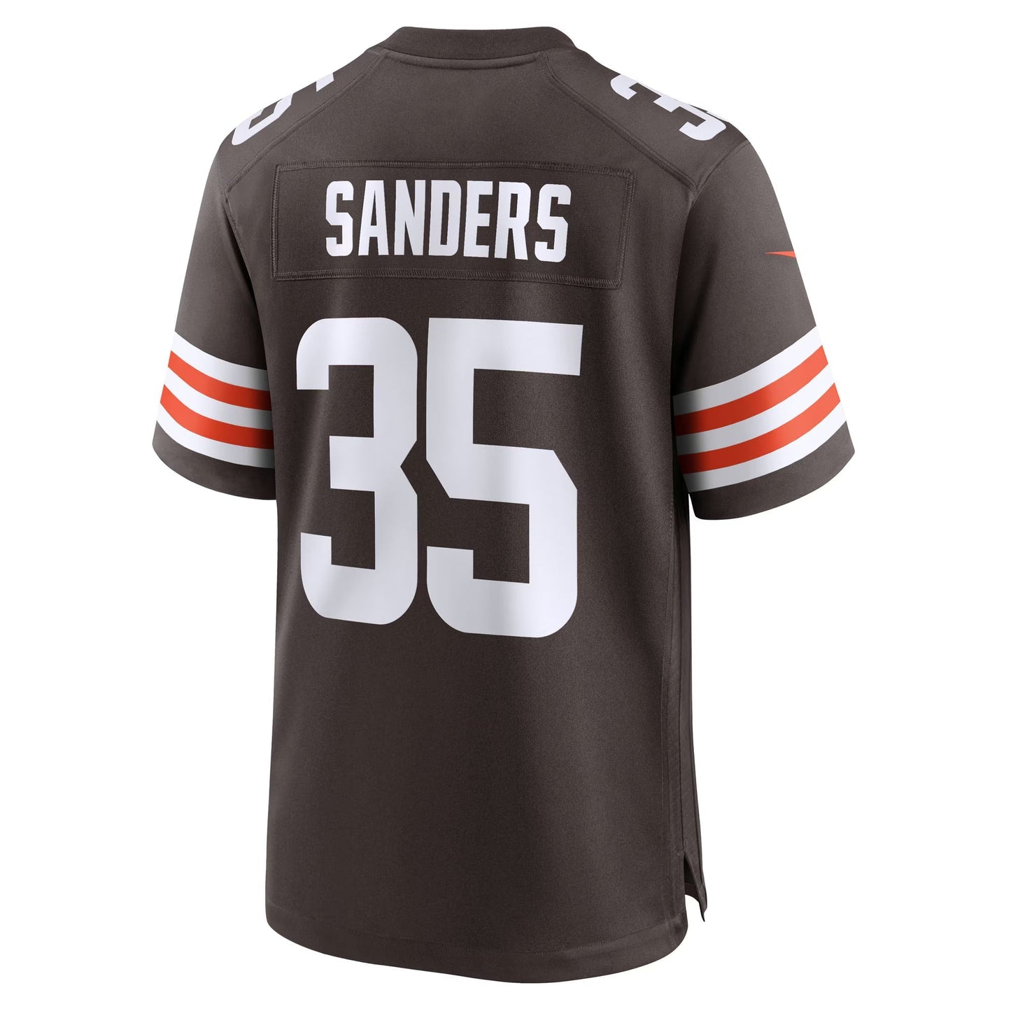 Cleveland Browns Raheim Sanders Brown Team Game Jersey football jersey product view 2