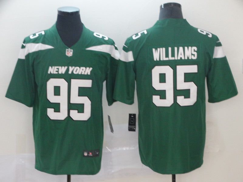 Men's New York Jets Quinnen Williams Green Game Jersey football jersey product view 1