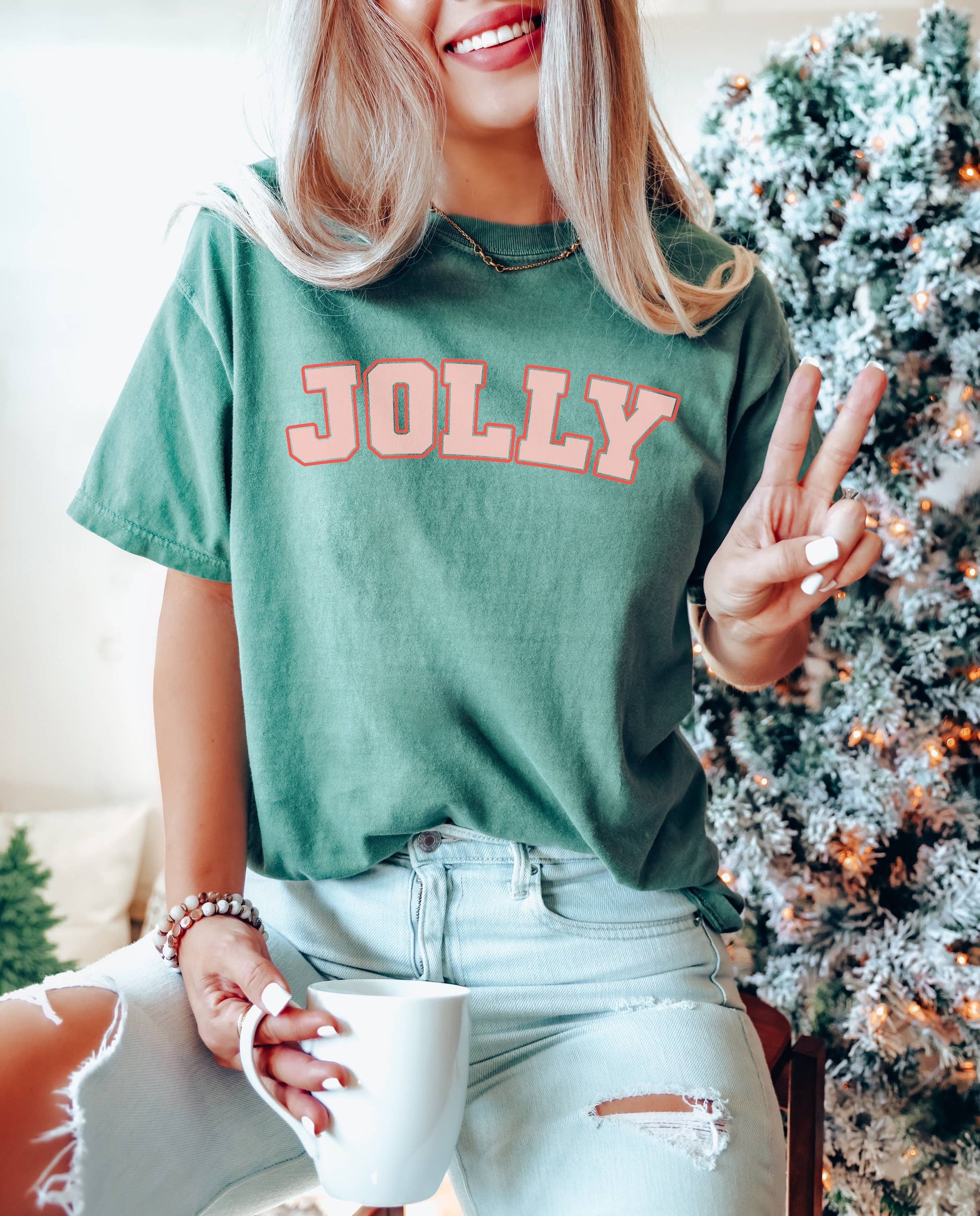 Trendy Xmas Shirts, Merry Xmas - Light Green Color Unisex T-shirt, Sweatshirt, Hoodie, Long Sleeve Tee - T-Shirt, Sweatshirt, Hoodie