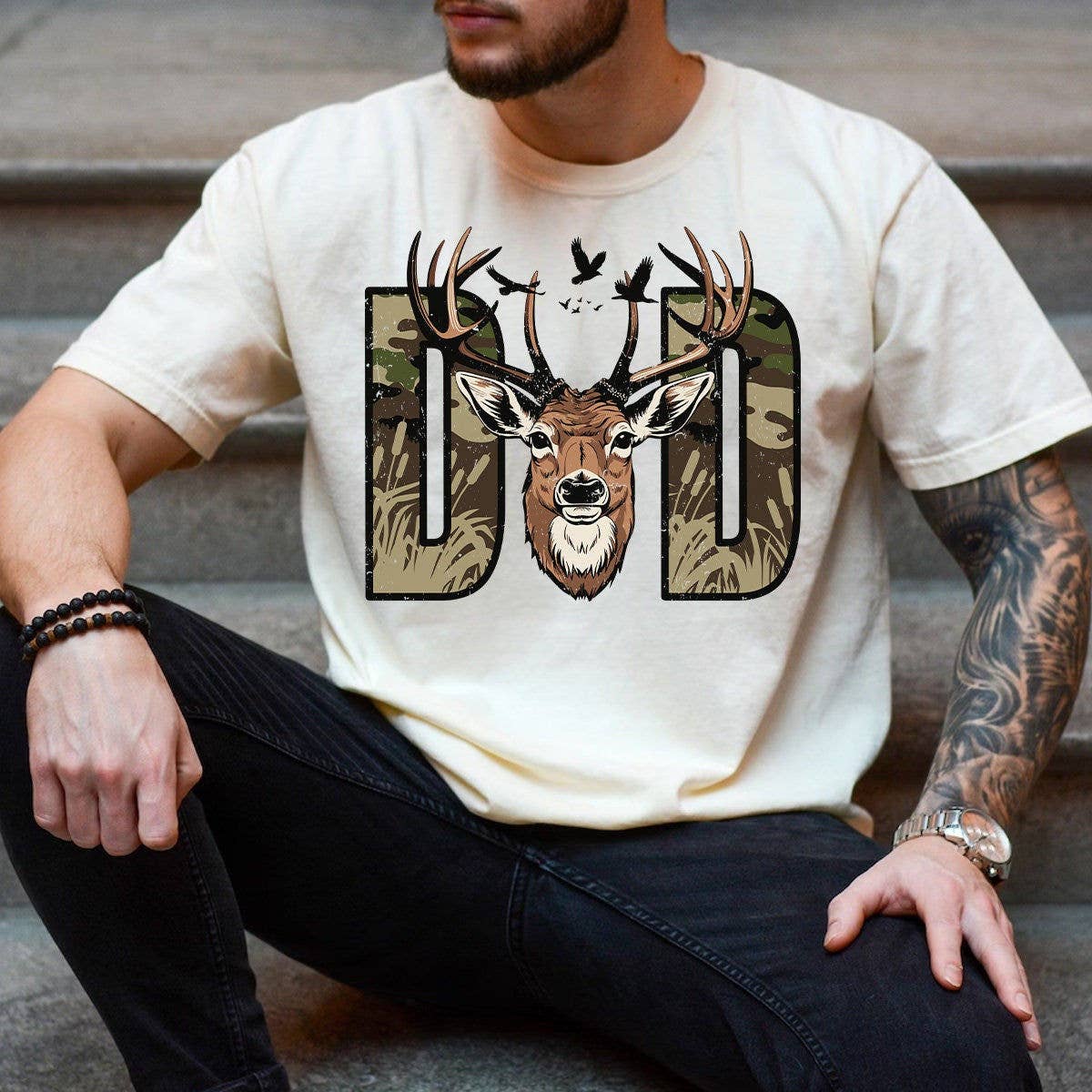Best Buckin' Dad Ever Hunting Shirt For Father's Day Unisex T-shirt, Sweatshirt, Hoodie, Long Sleeve Tee - T-Shirt, Sweatshirt, Hoodie