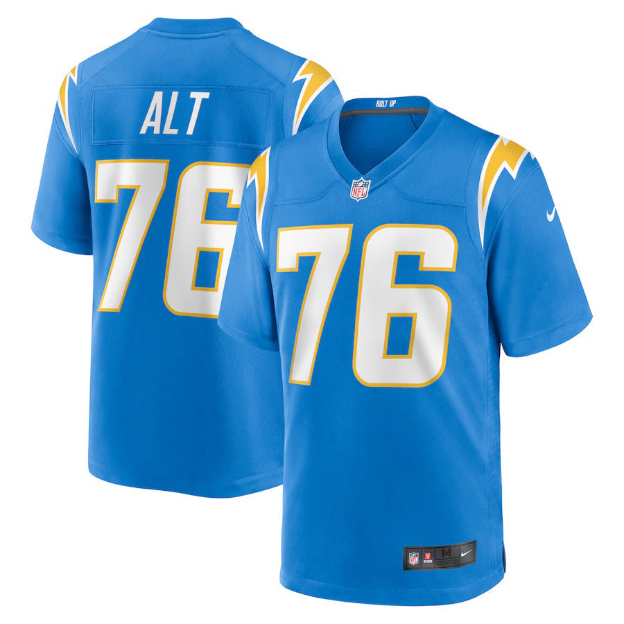 Joe Alt Los Angeles Chargers Jersey football jersey product view 1