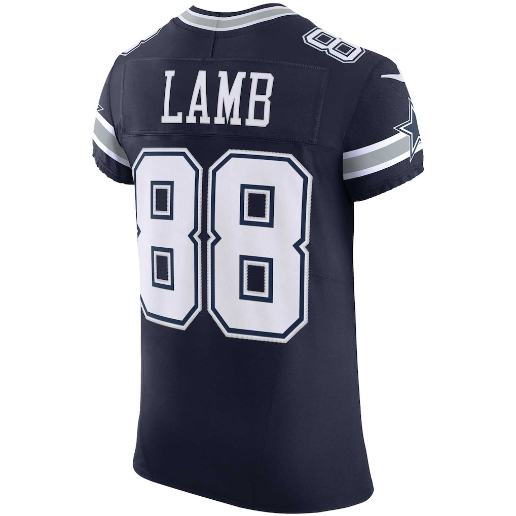 D.Cowboys #88 CeeDee Lamb Navy Vapor F.U.S.E. Elite Jersey football jersey product view 1
