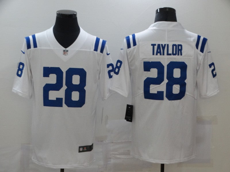Men's Indianapolis Colts Jonathan Taylor White Game Jersey football jersey product view 1