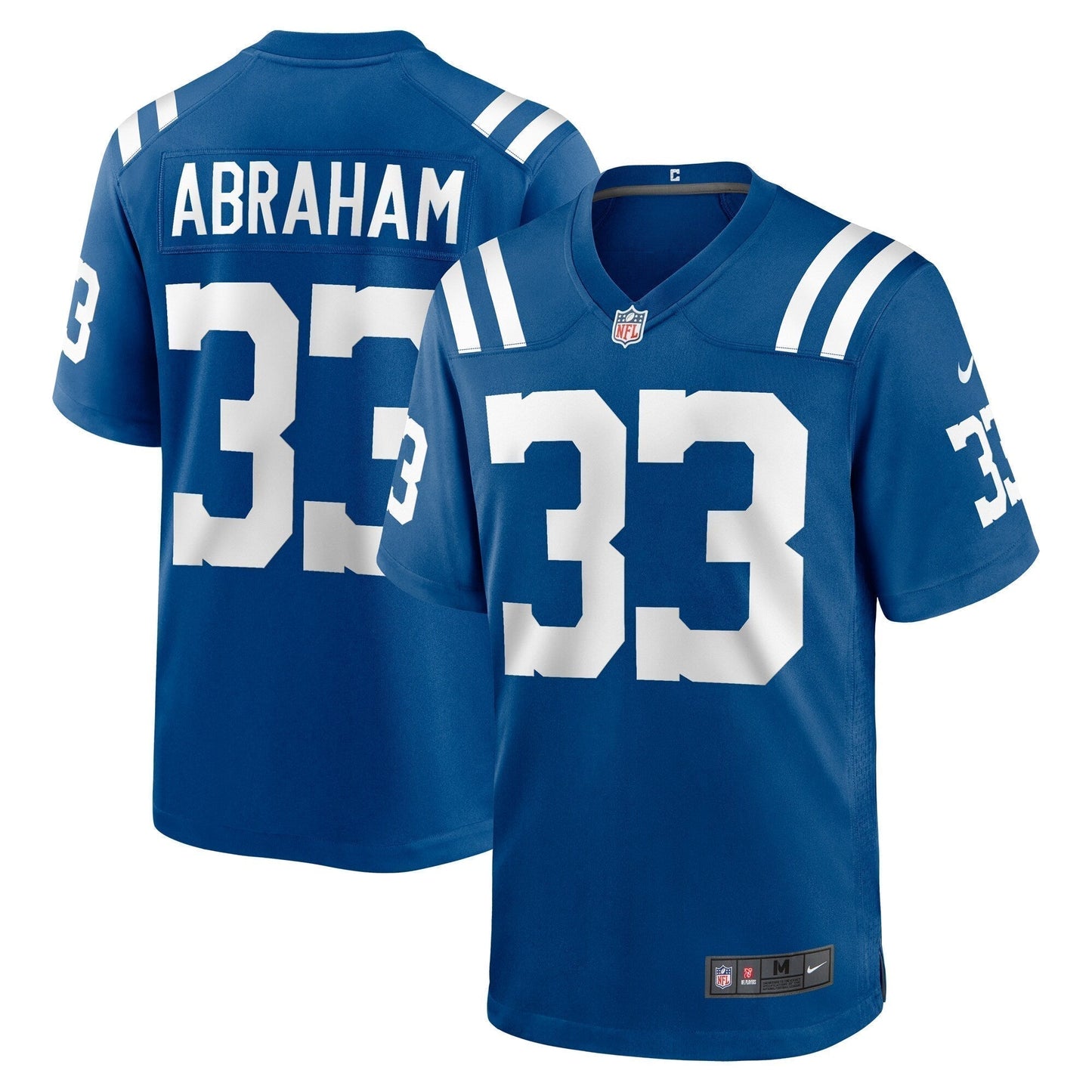 Micah Abraham Indianapolis Colts Game Jersey - Royal football jersey product view 1