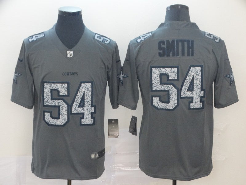 Men's Dallas Cowboys Jaylon Smith #54 Gray Game Player Jersey1 football jersey product view 1