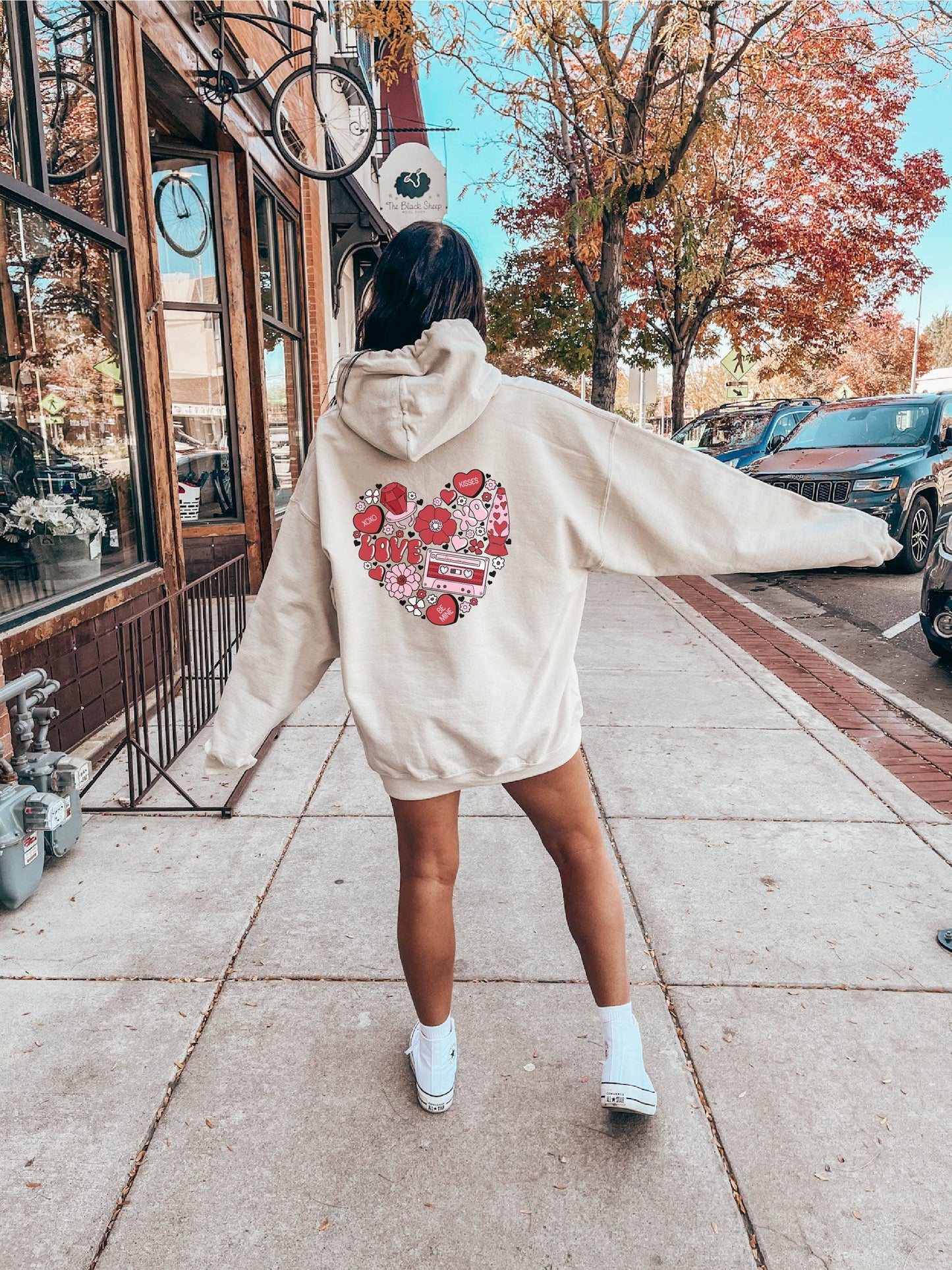 Valentines Day Sweatshirt, Aesthetic Hoodie, Hoodie Unisex T-shirt, Sweatshirt, Hoodie, Long Sleeve Tee - T-Shirt, Sweatshirt, Hoodie