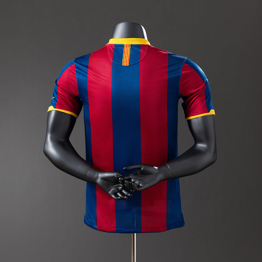 Barcelona 10/11 Home Long Sleeve Player Version Retro Jersey sports jersey product view 2