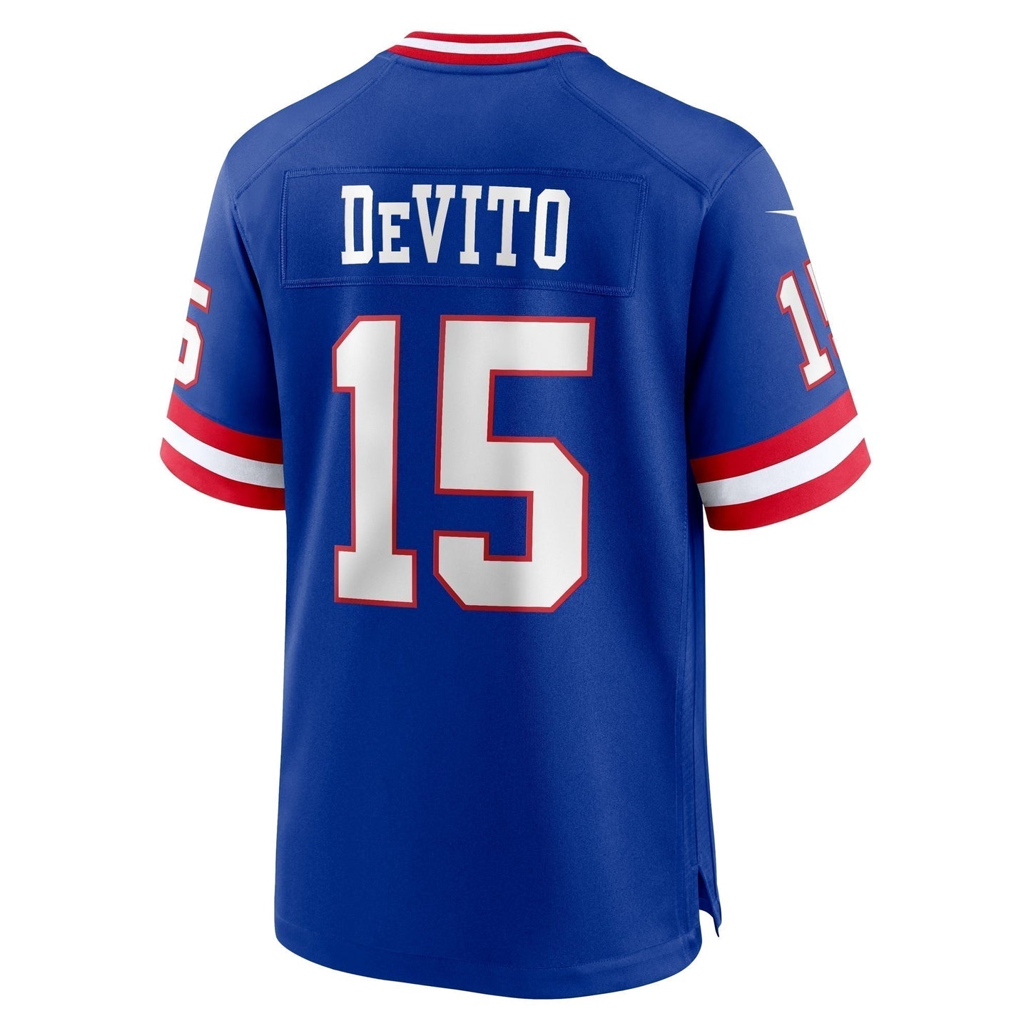 Tommy DeVito New York Giants Alternate Game Jersey - Royal football jersey product view 3