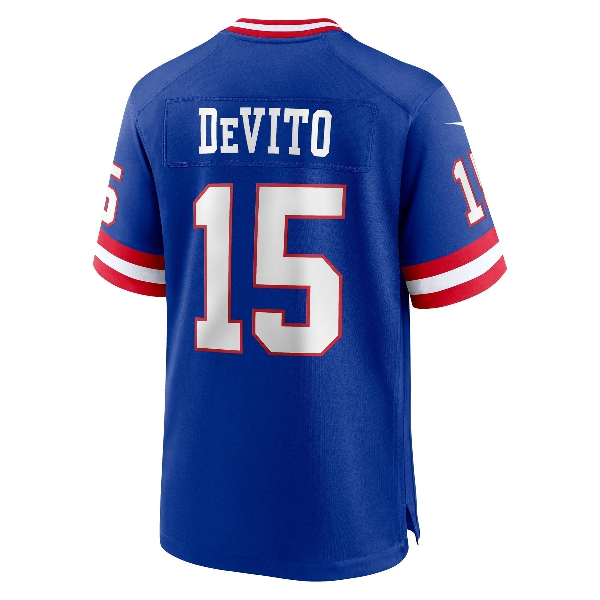 Tommy DeVito New York Giants Alternate Game Jersey - Royal football jersey product view 3