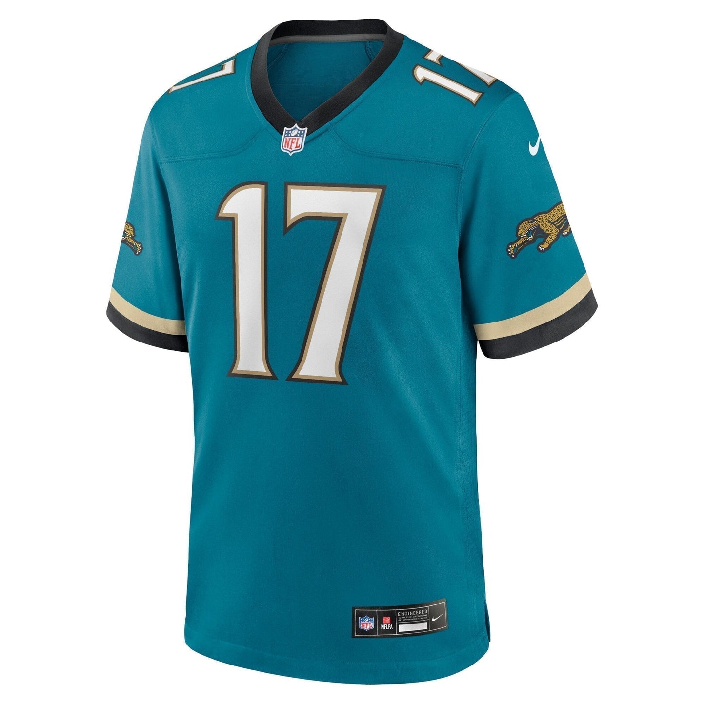 Evan Engram Jacksonville Jaguars Prowler Throwback Game Jersey - Teal football jersey product view 2