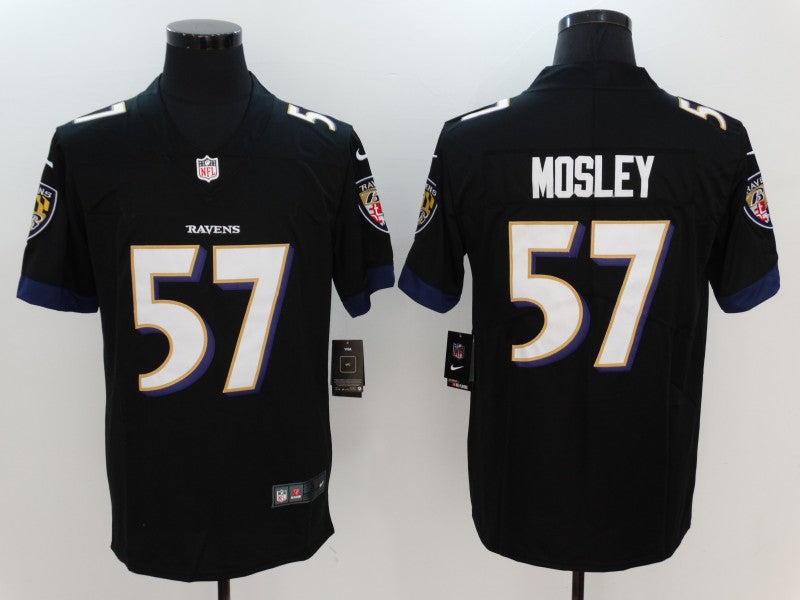 Men's Baltimore Ravens C.J. Mosley Black Player Game Jersey football jersey product view 1