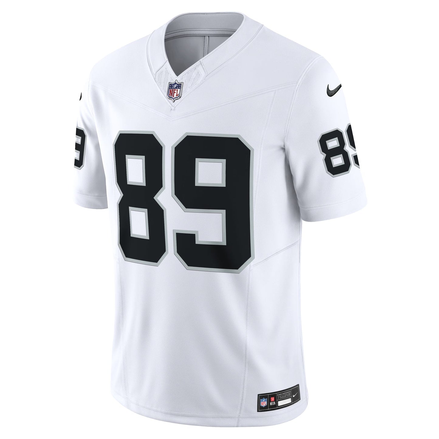 Las Vegas Raiders Brock Bowers White Vapor F.U.S.E. Limited Jersey football jersey product view 1