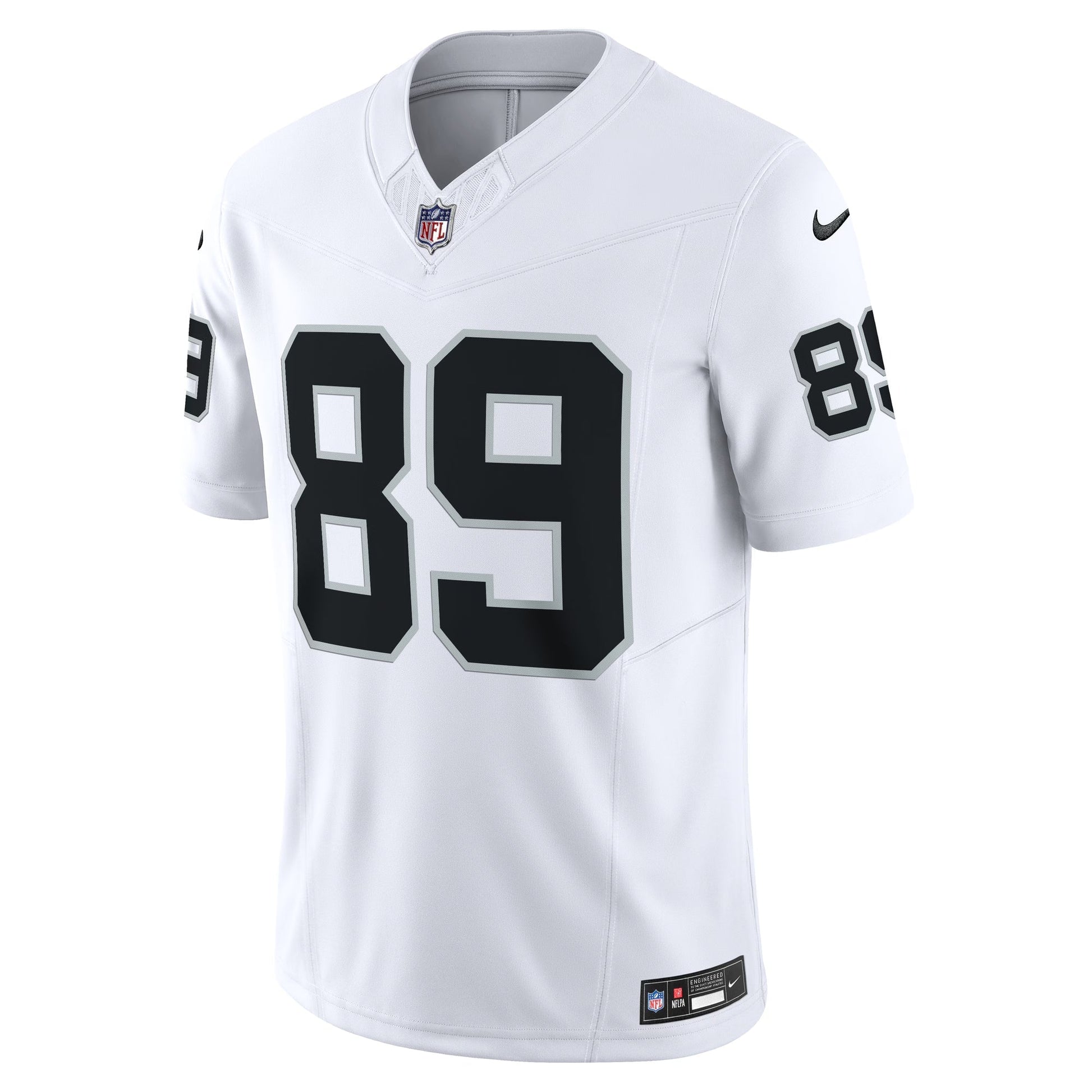 Las Vegas Raiders Brock Bowers White Vapor F.U.S.E. Limited Jersey football jersey product view 1