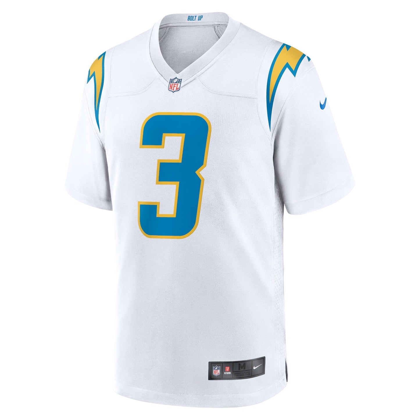 Los Angeles Chargers Derwin James Jr. White Game Jersey football jersey product view 1