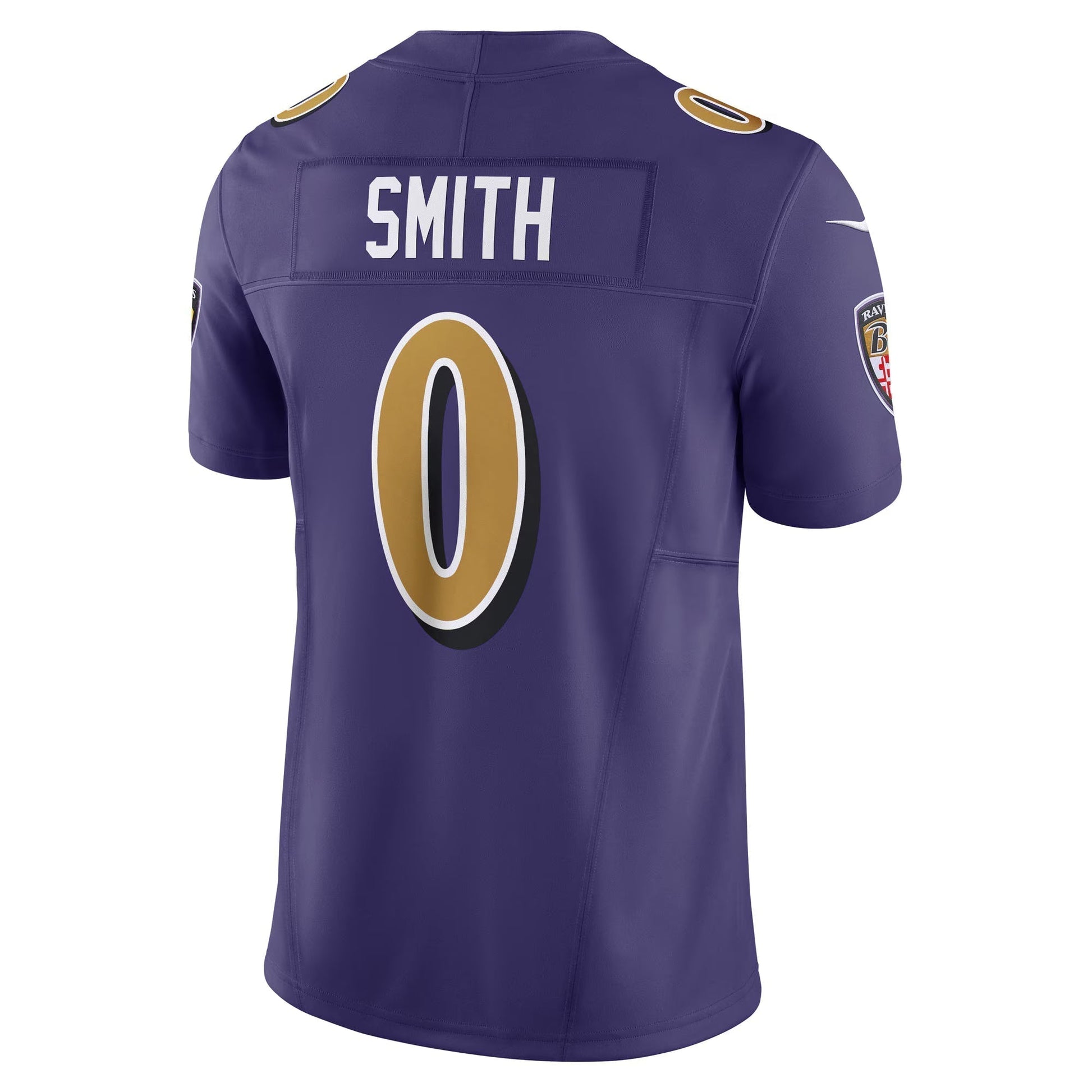 Baltimore Ravens Roquan Smith Purple Alternate 2 Vapor F.U.S.E. Limited Jersey football jersey product view 3