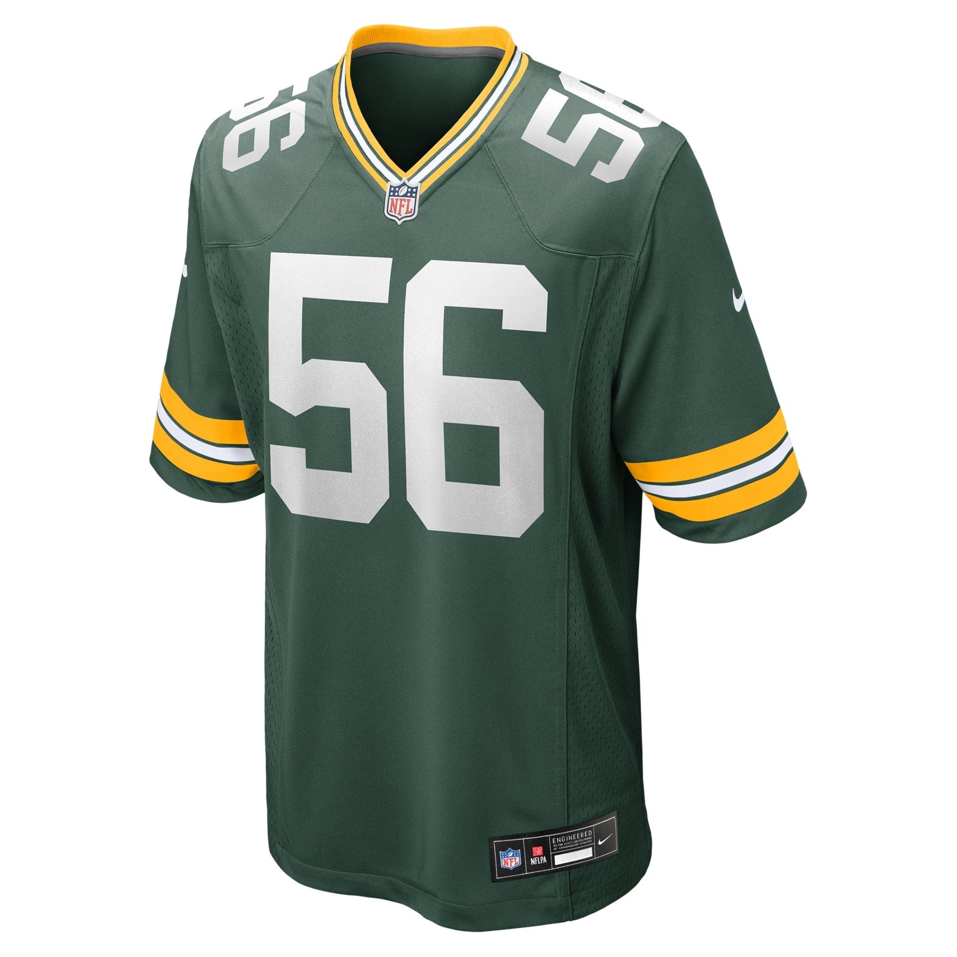 Green Bay Packers Edgerrin Cooper Green Game Jersey football jersey product view 1