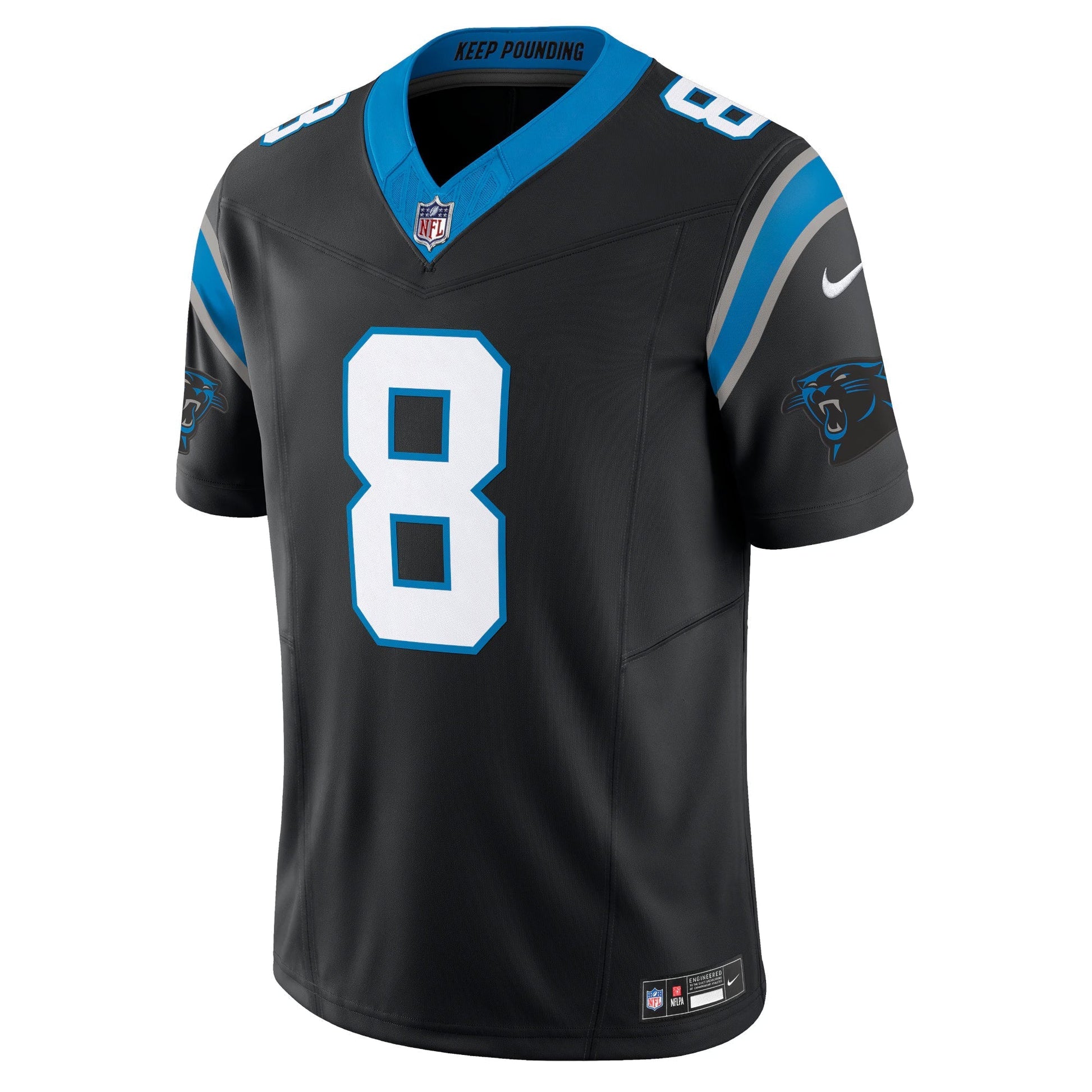 Carolina Panthers Jaycee Horn Black Vapor F.U.S.E. Limited Jersey football jersey product view 1