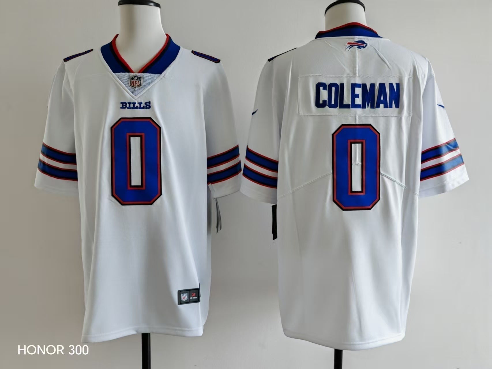 Men's Buffalo Bills Keon Coleman Jersey-White football jersey product view 1