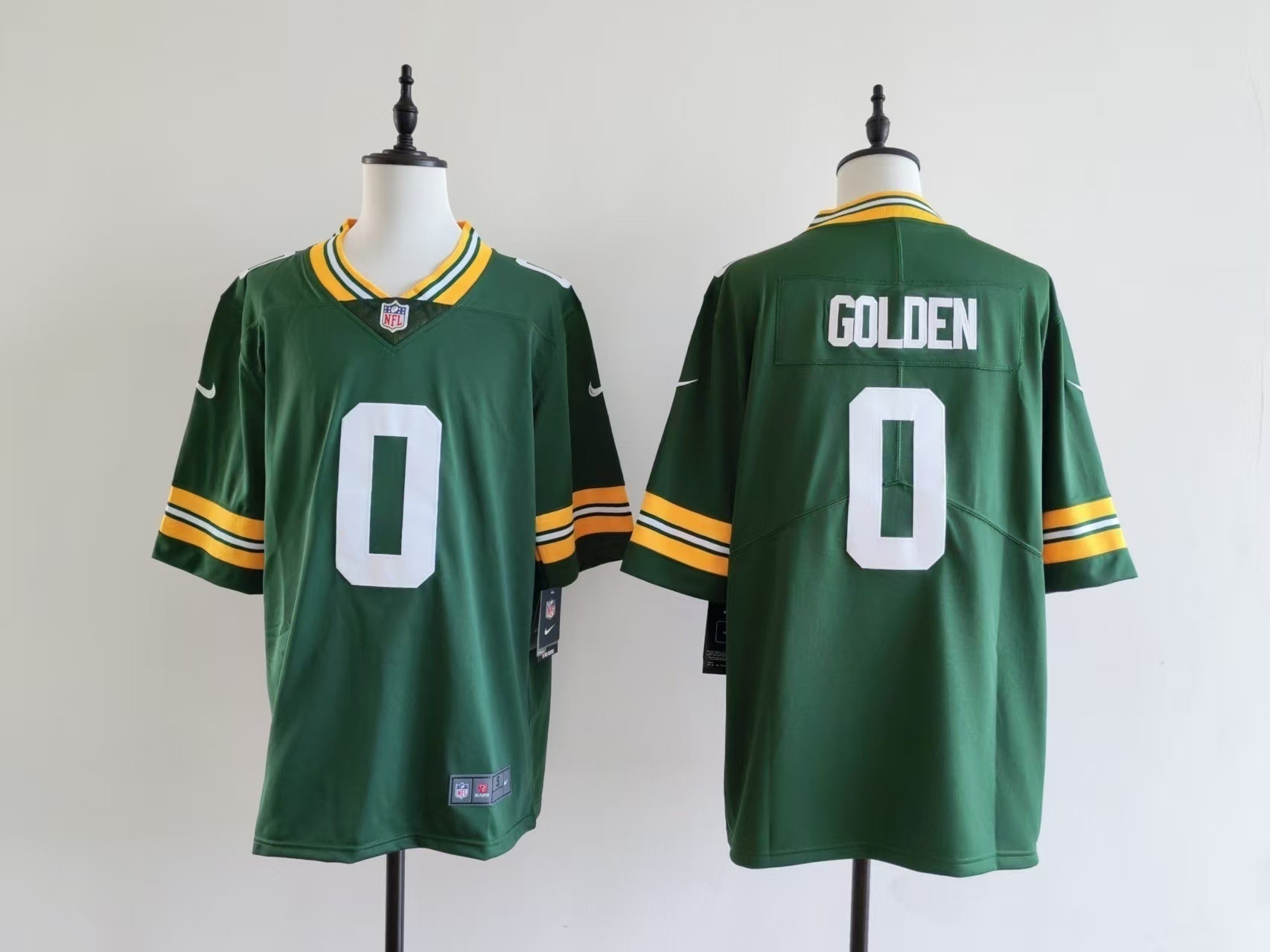 Men's Green Bay Packers Matthew Golden Jersey - Green football jersey product view 1