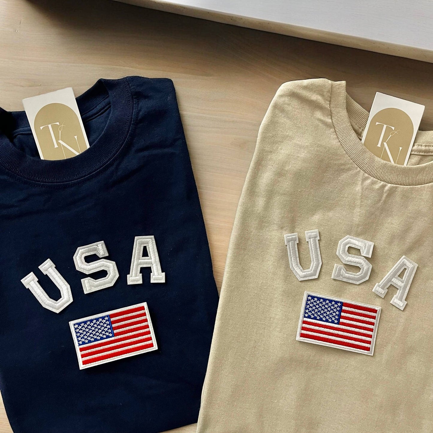 USA Flag Shirt, 4th of July Shirt Unisex T-shirt, Sweatshirt, Hoodie, Long Sleeve Tee - T-Shirt, Sweatshirt, Hoodie