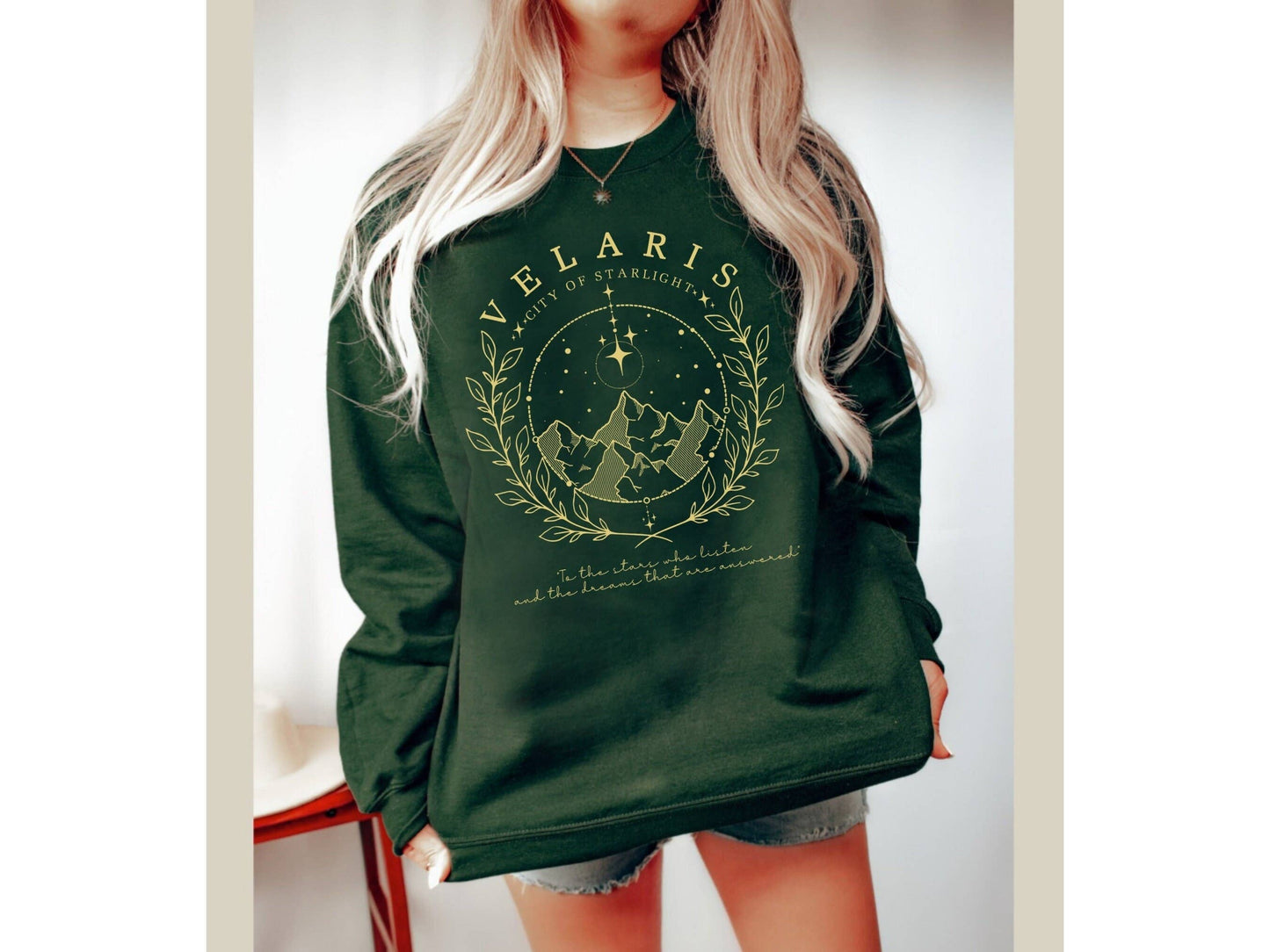 Acotar Velaris Sweatshirt - City of Starlight Sjm Merch Shir Unisex T-shirt, Sweatshirt, Hoodie, Long Sleeve Tee - T-Shirt, Sweatshirt, Hoodie